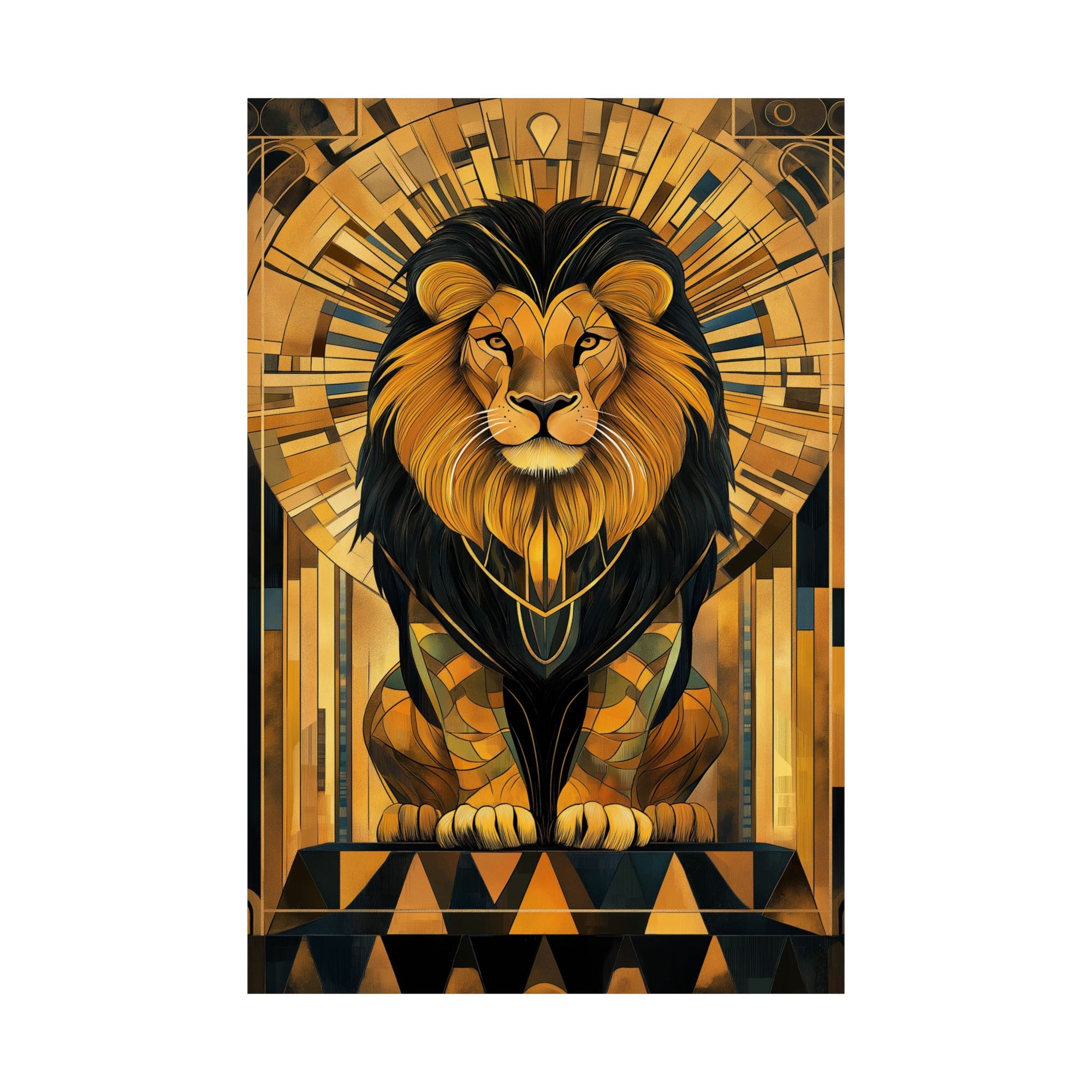 Gilded Lion Poster