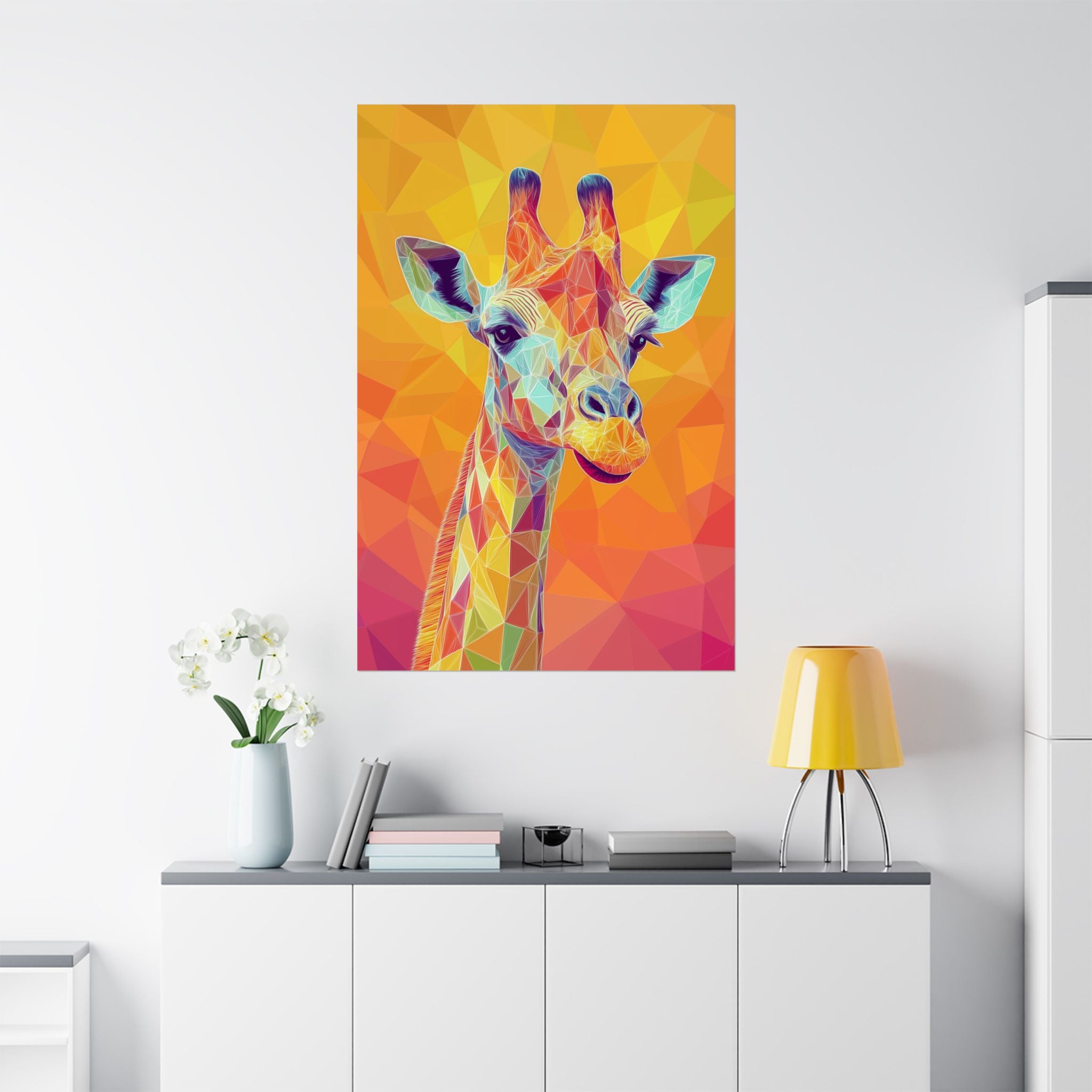 Crystalline Giraffe Poster