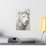 Folded Lion Poster