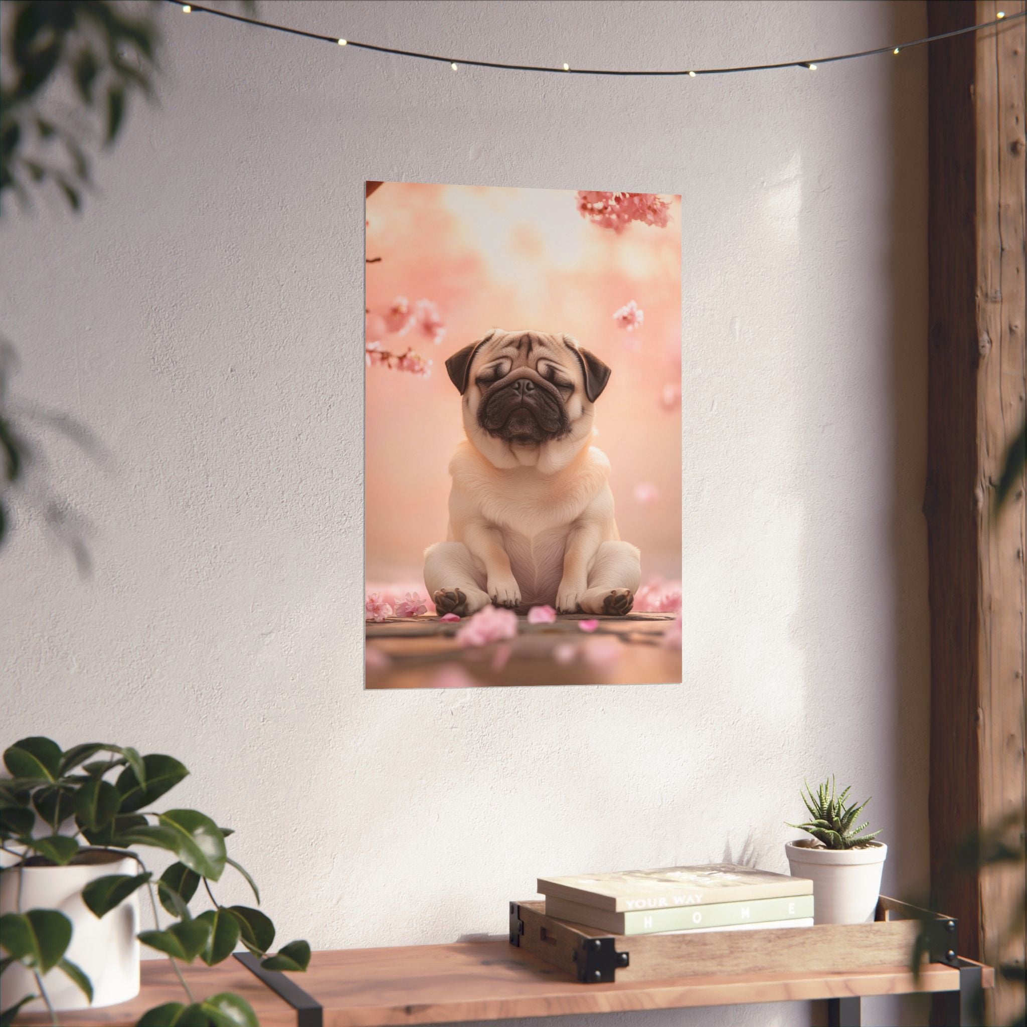 Zen Pug Poster