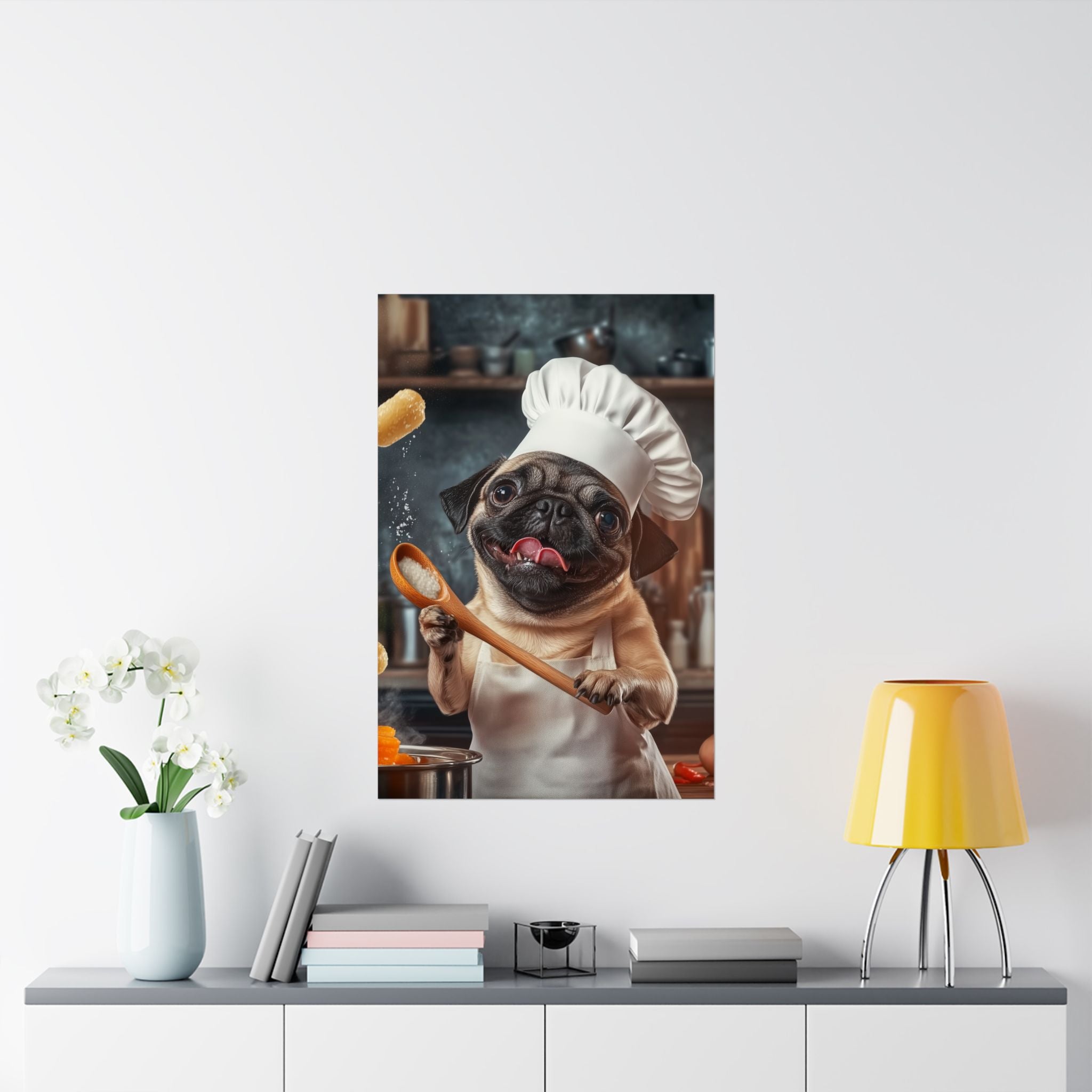 Chef Pug Poster