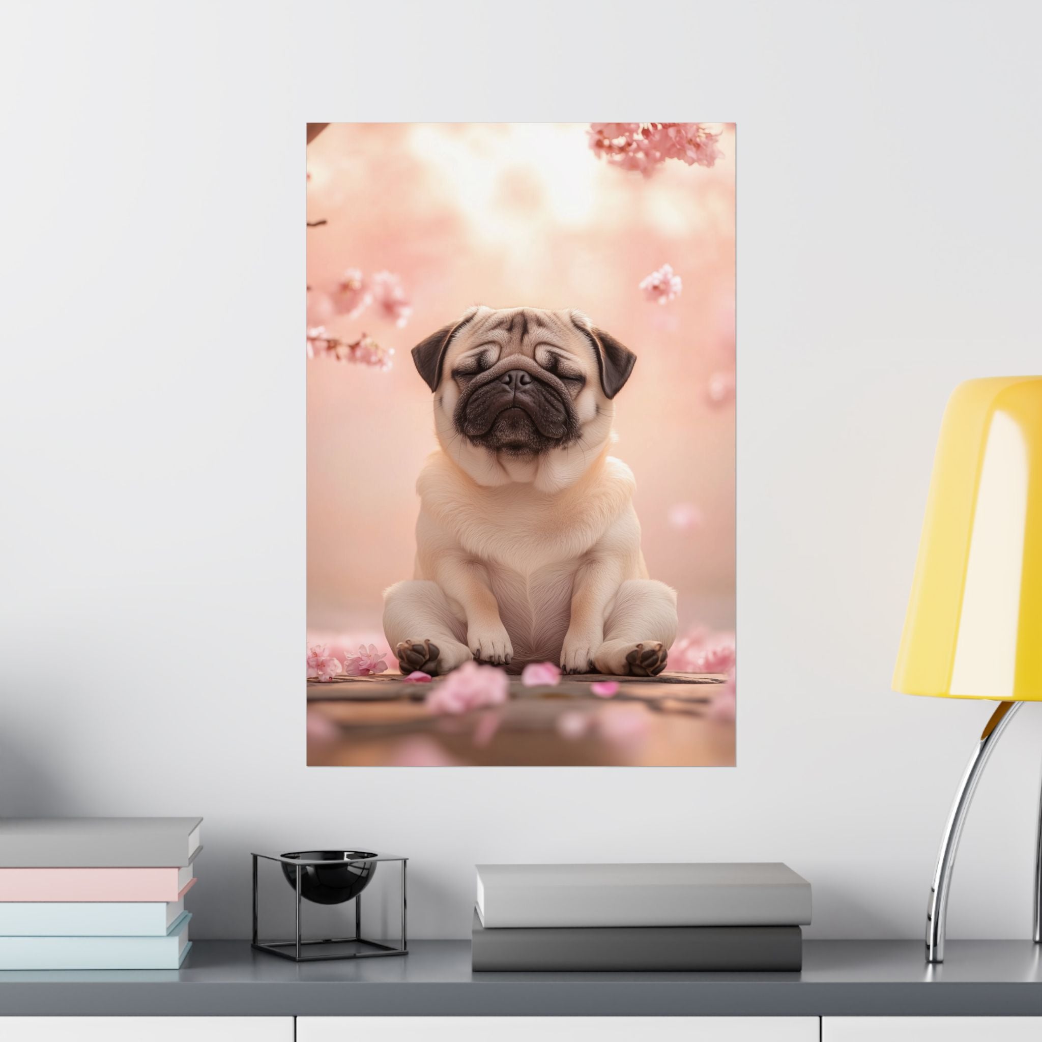 Zen Pug Poster