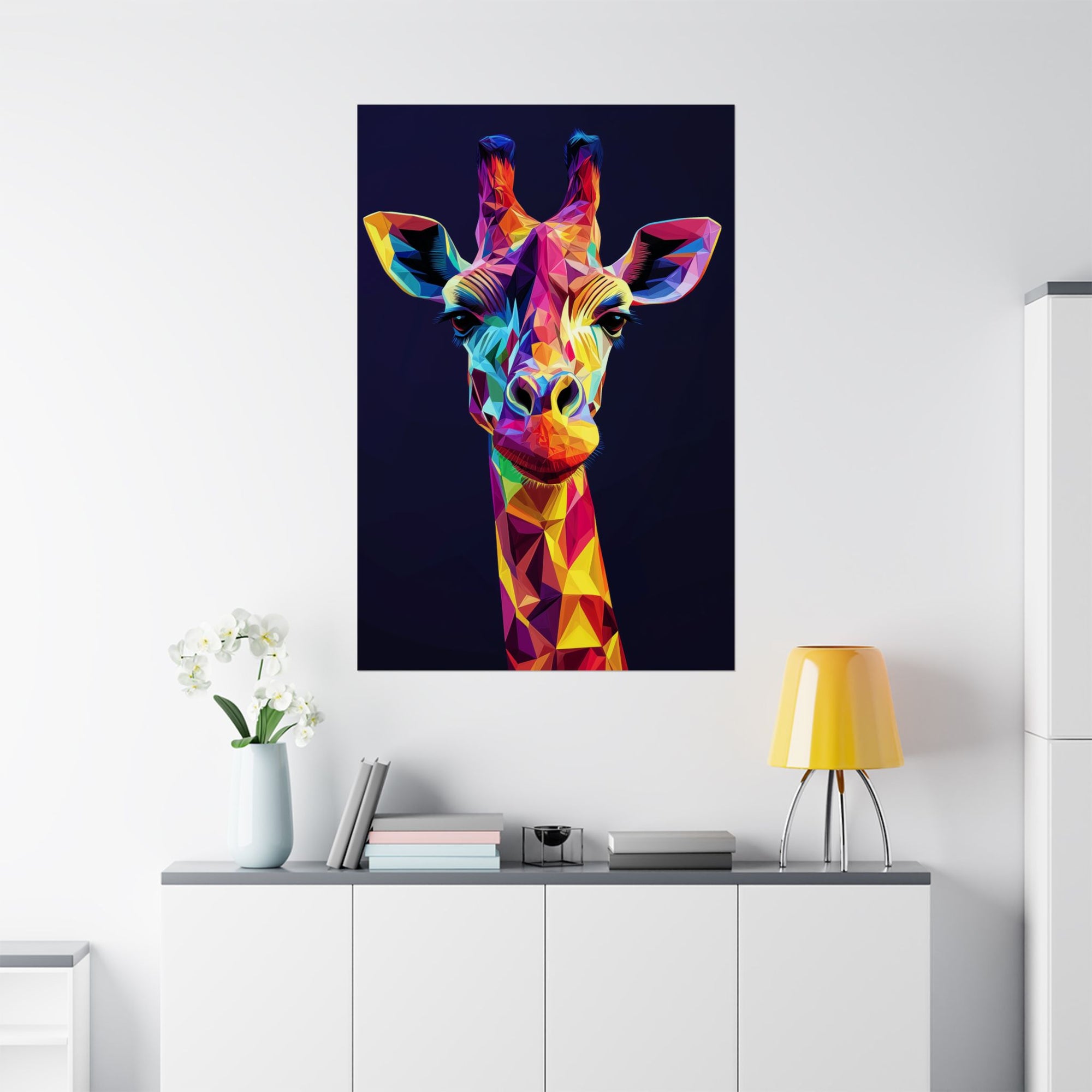 Crystalline Giraffe Poster