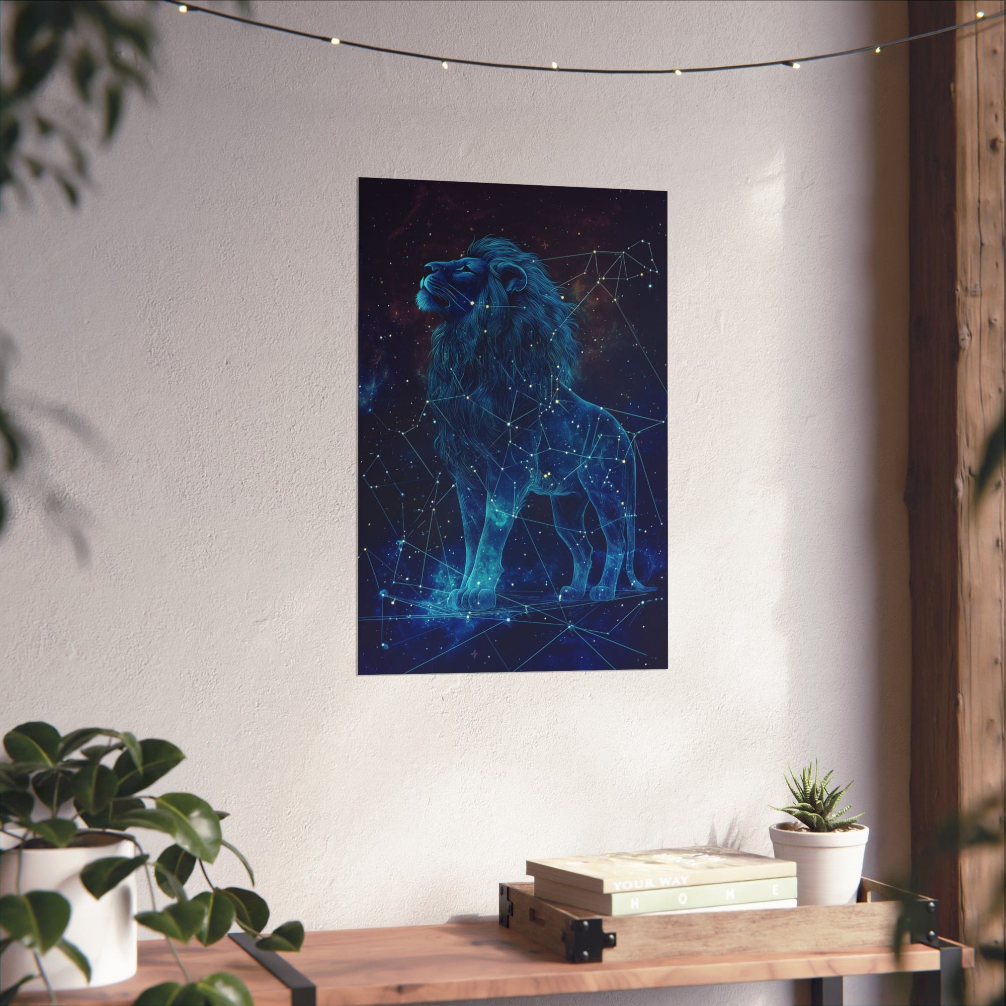 Constellation Lion Poster