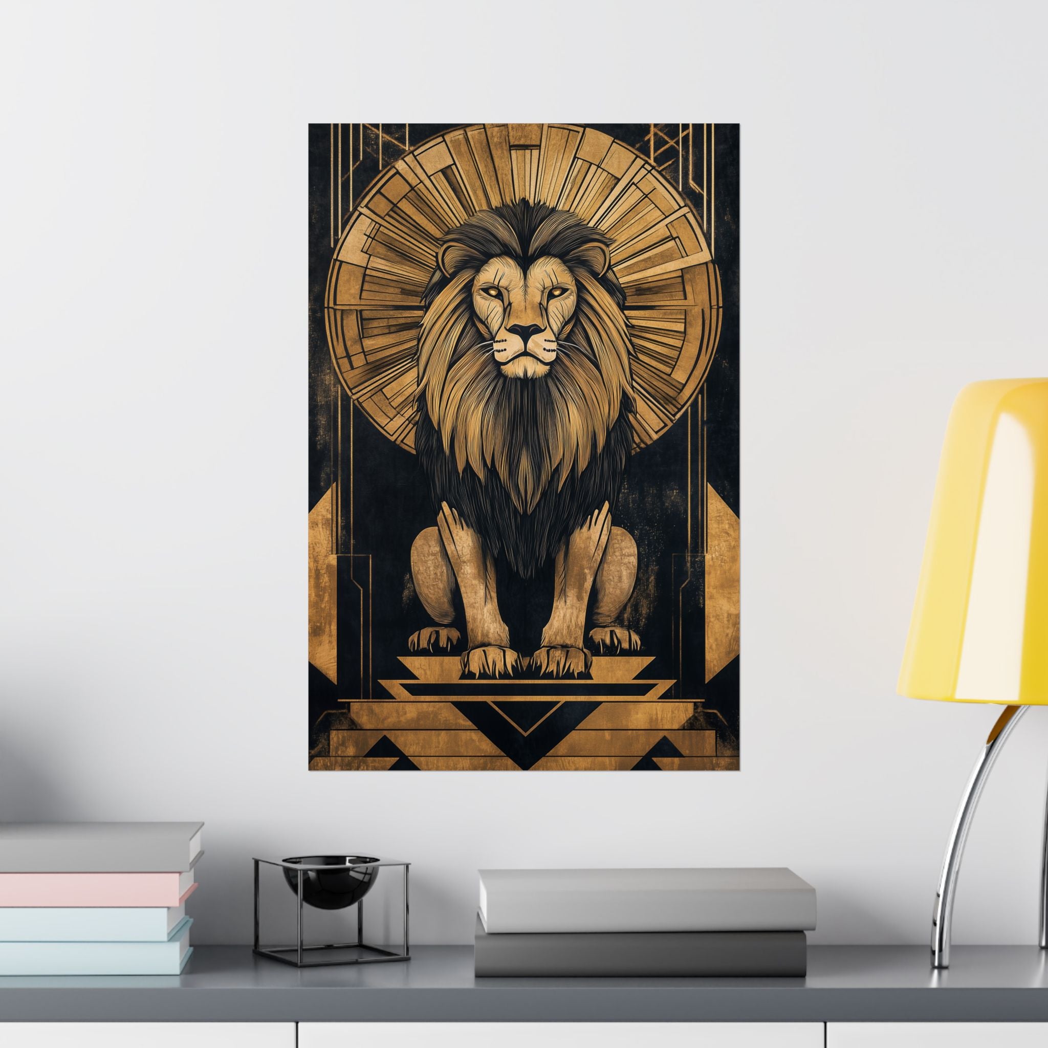 Gilded Lion Poster