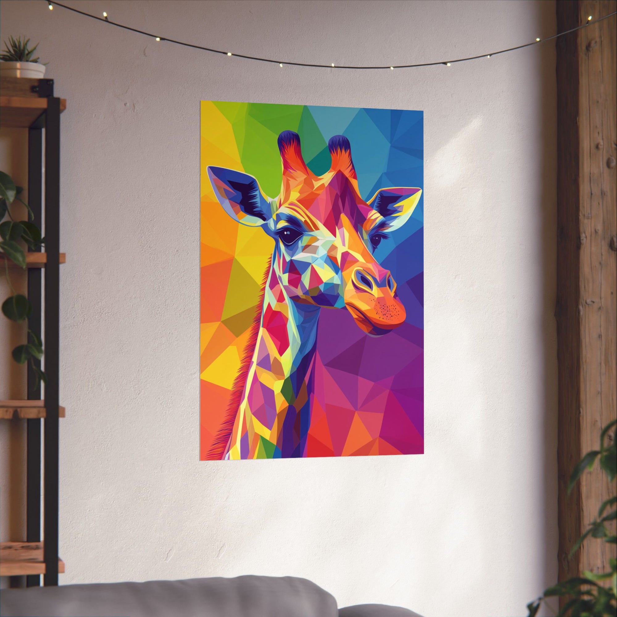 Crystalline Giraffe Poster