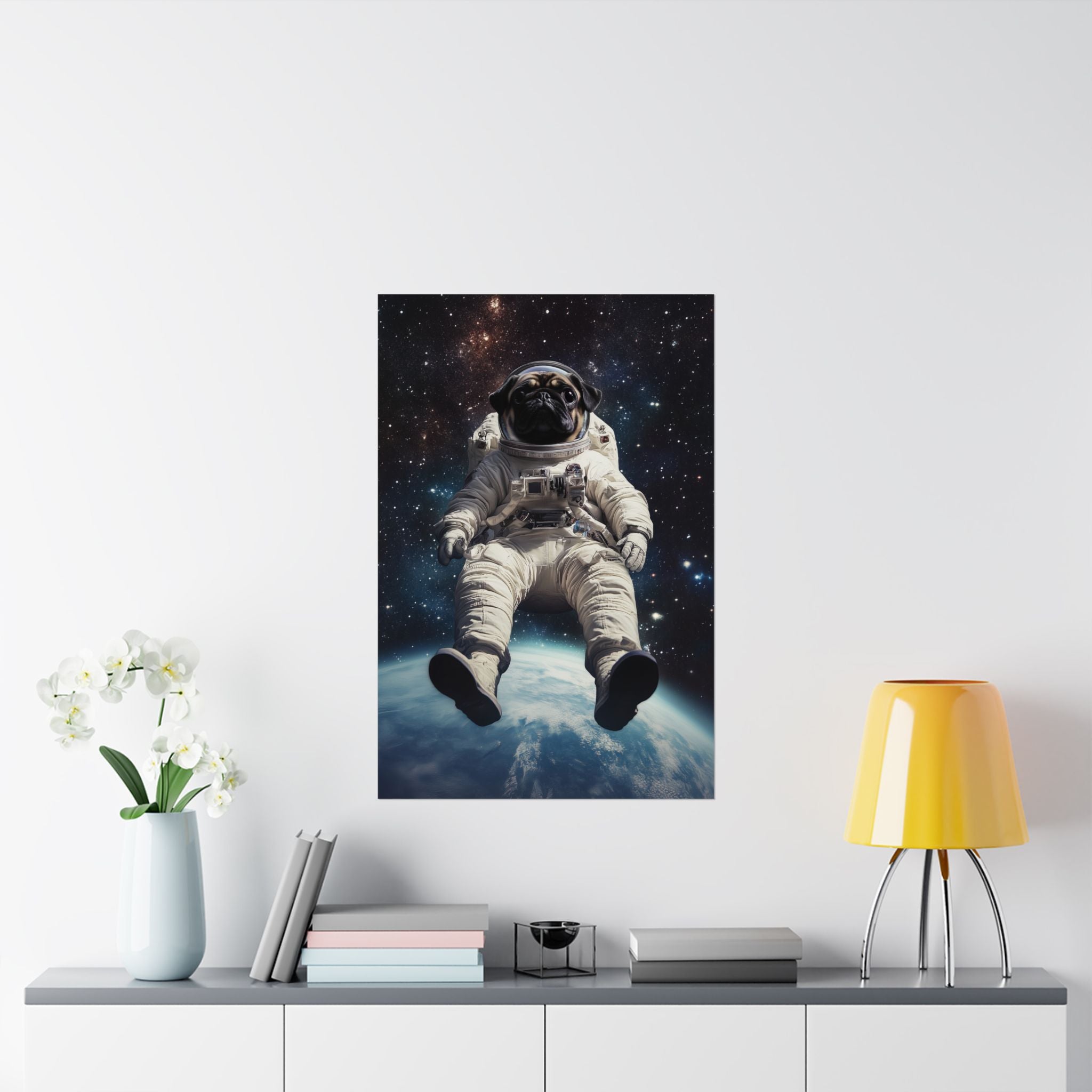 Cosmic Pug Poster