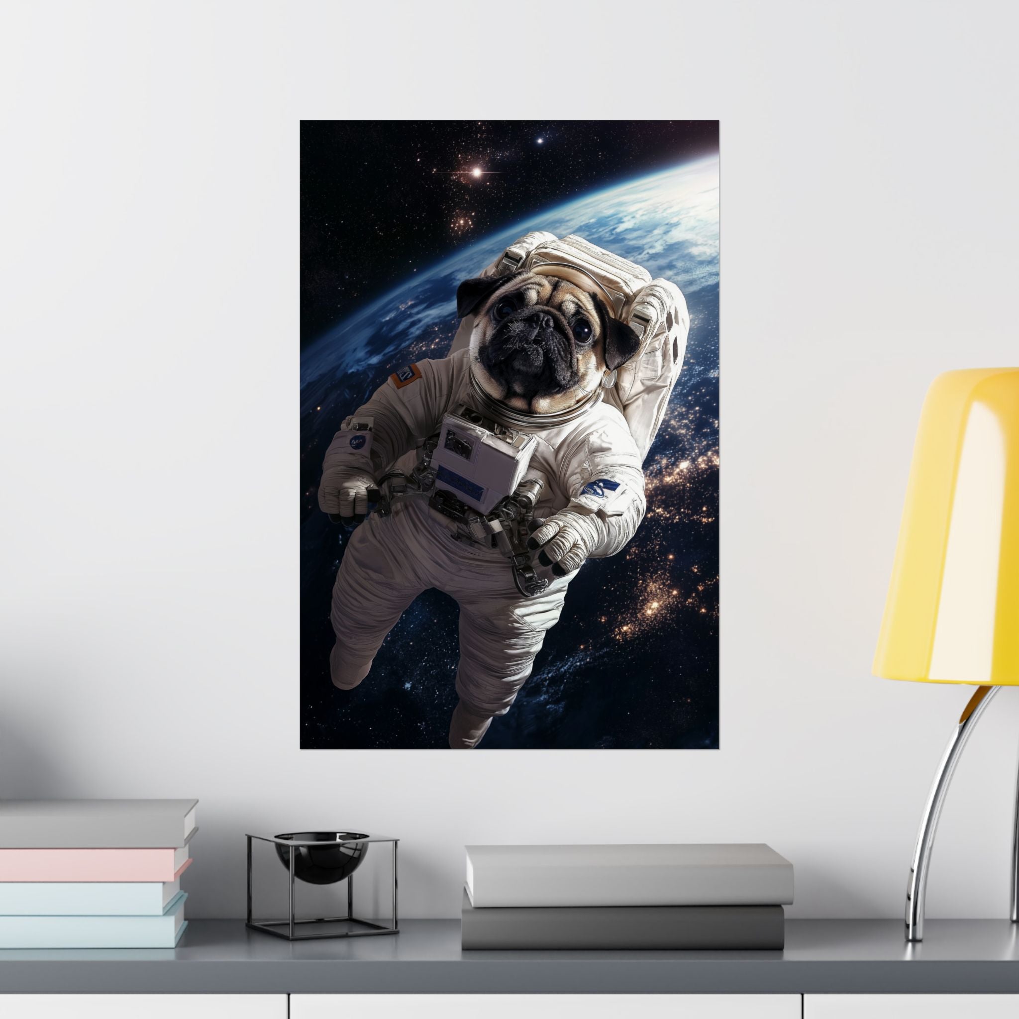 Cosmic Pug Poster