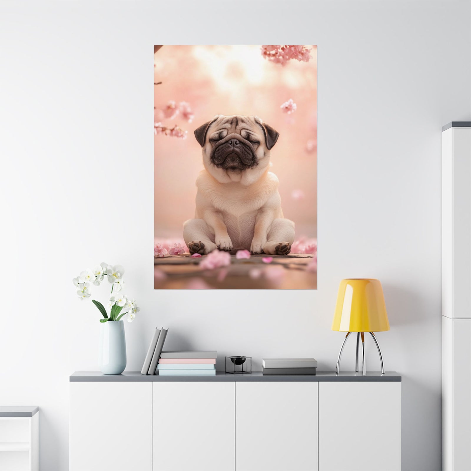 Zen Pug Poster