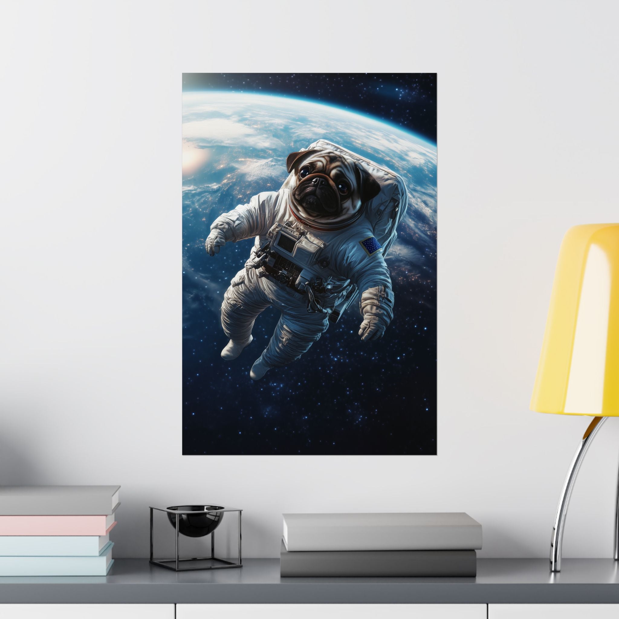 Cosmic Pug Poster