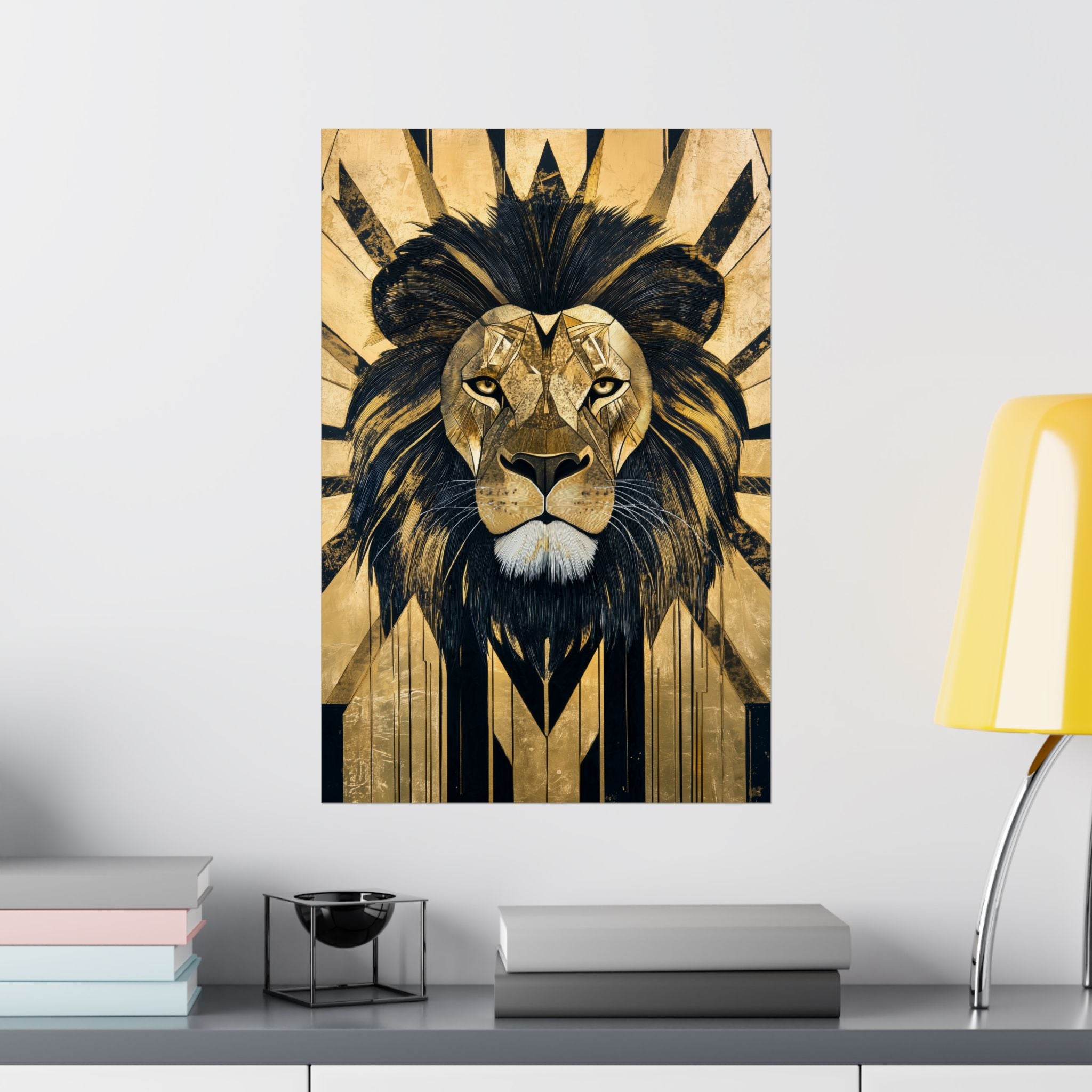 Gilded Lion Poster