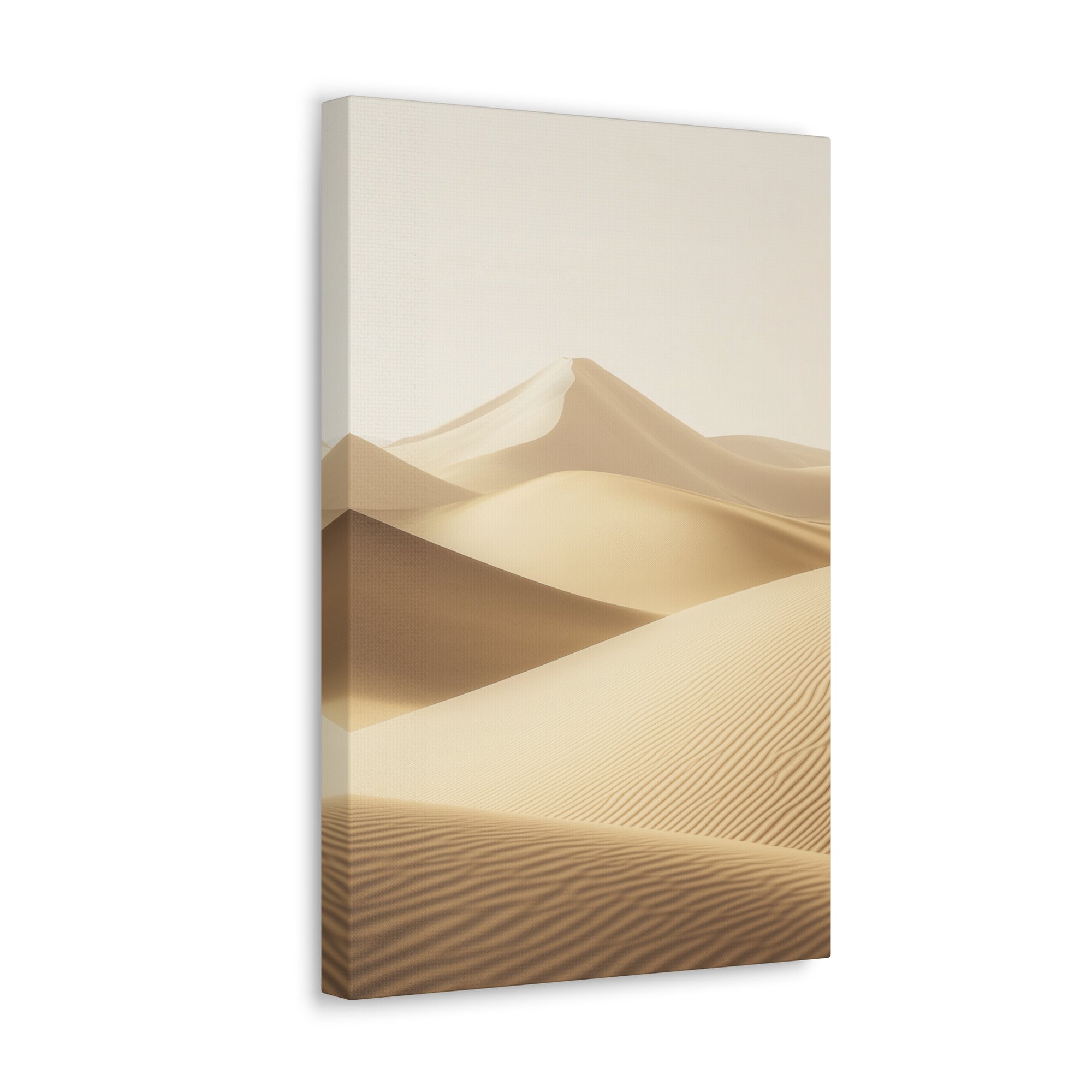 Minimalist Desert Dunes Canvas Wall Art - SynthFrame