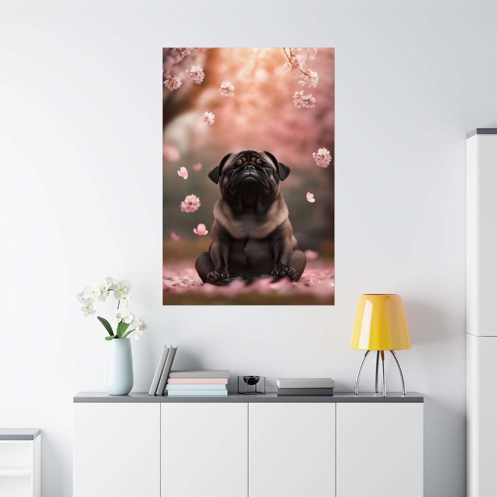 Zen Pug Poster