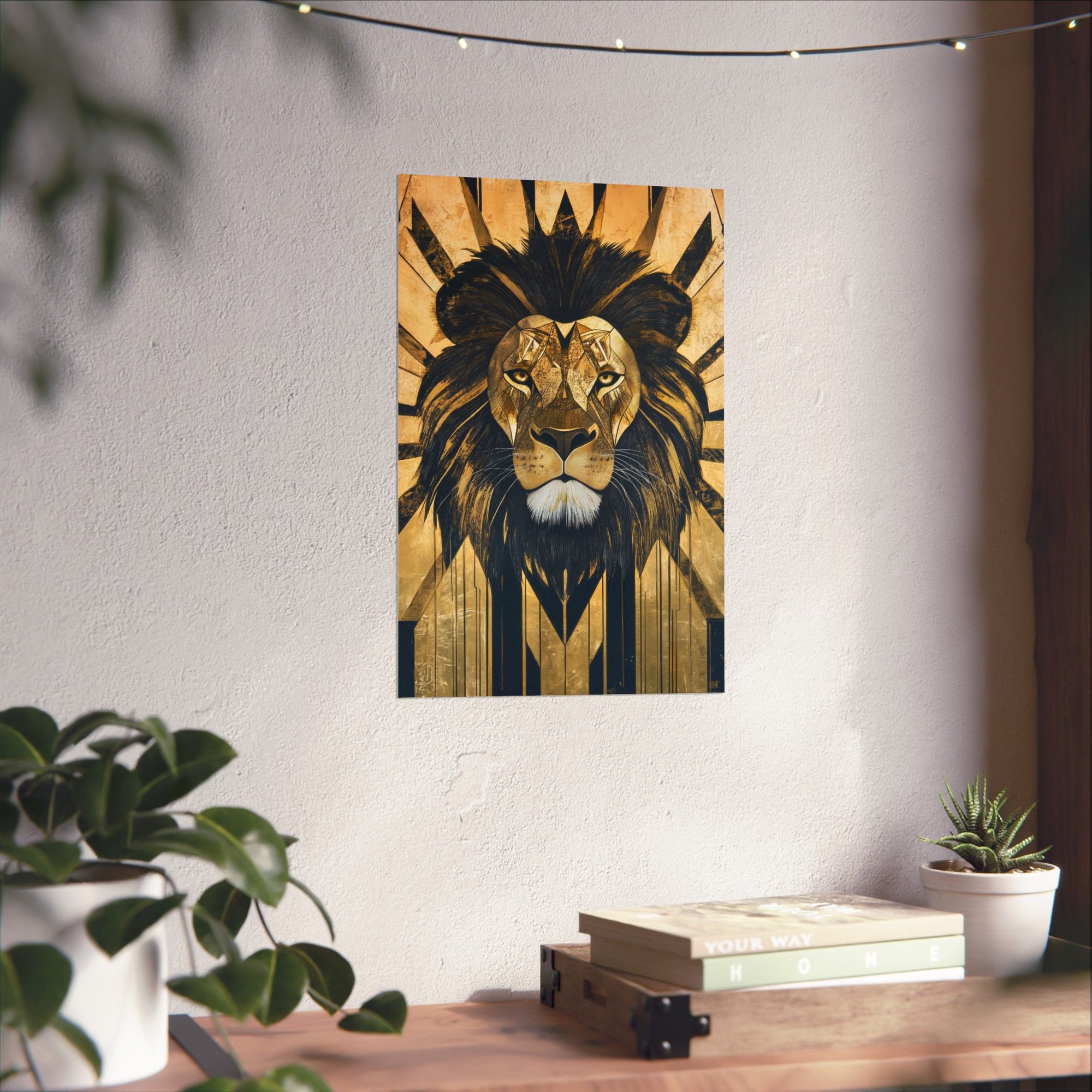 Gilded Lion Poster