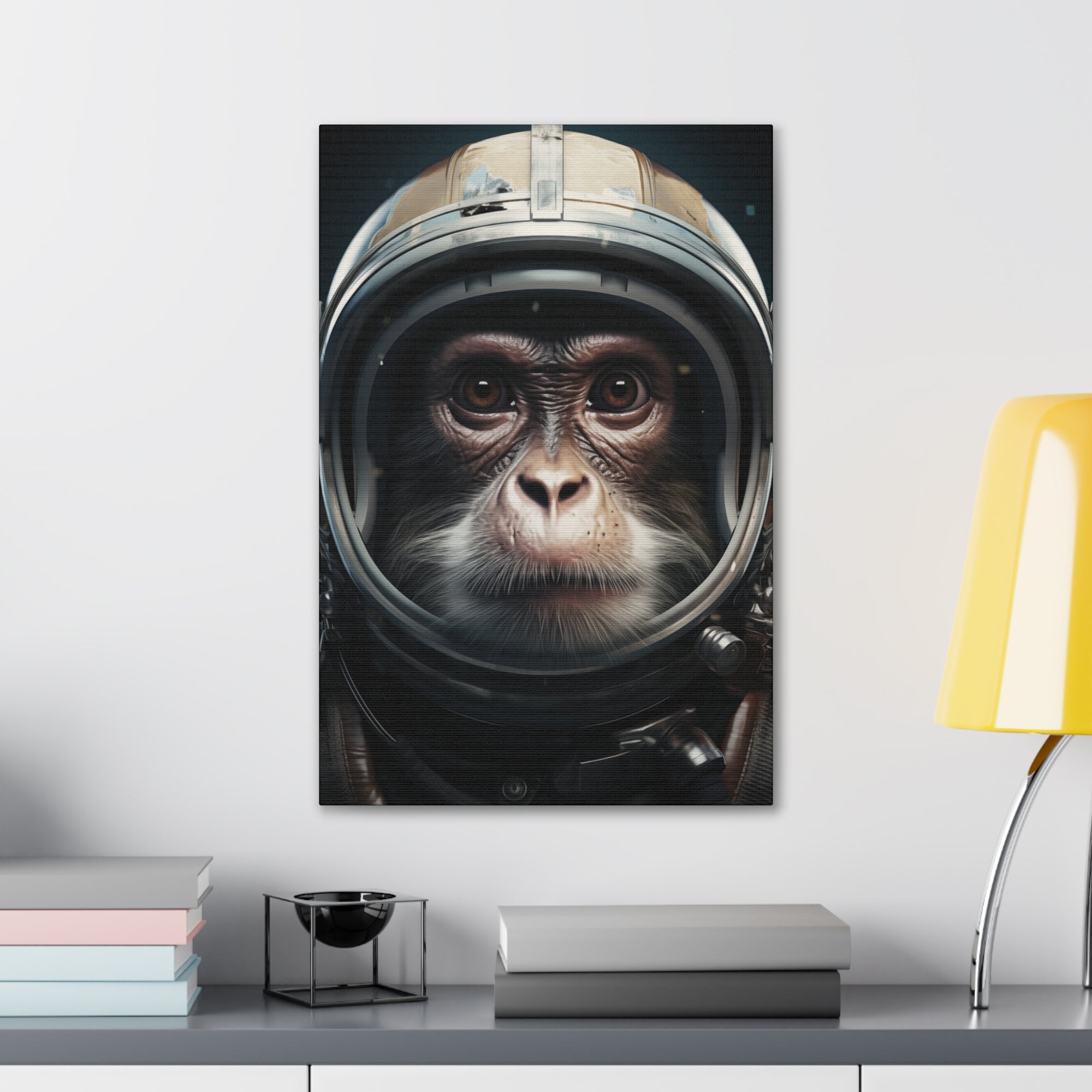 AstroMonkey Canvas Wall Art - SynthFrame