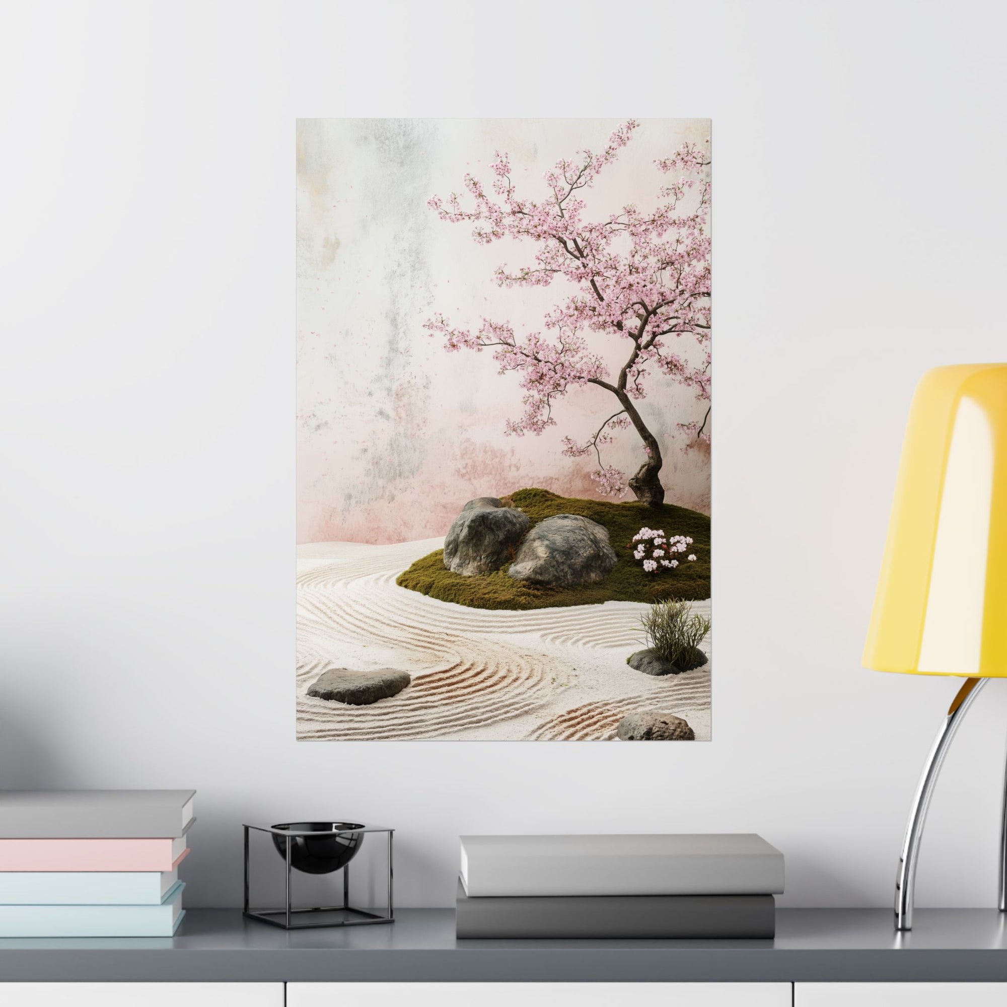 Zen Japanese Garden Poster Wall Art - SynthFrame