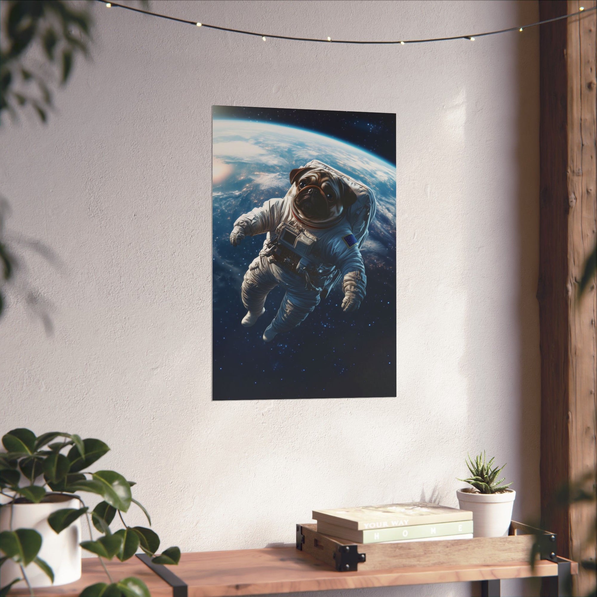 Cosmic Pug Poster