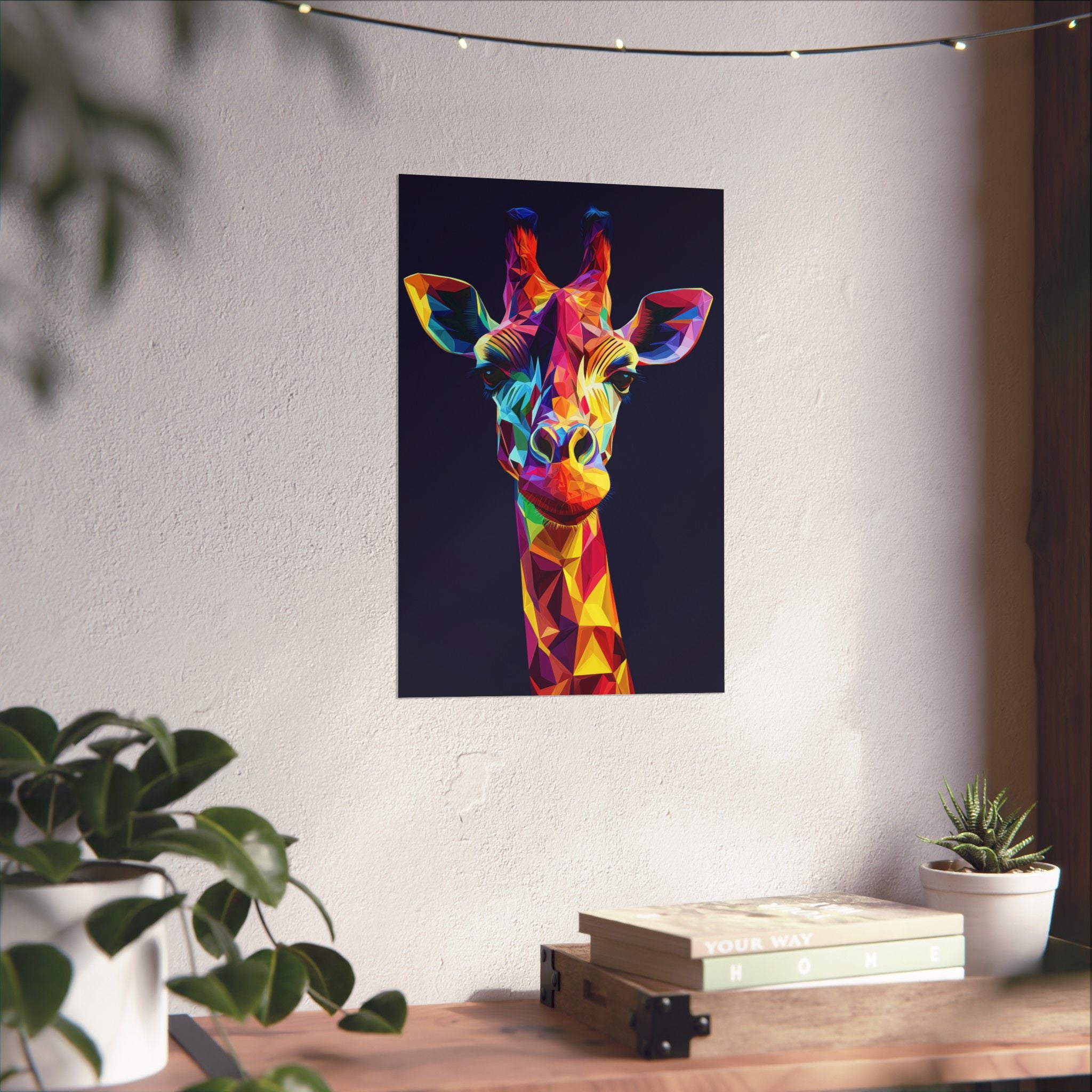 Crystalline Giraffe Poster