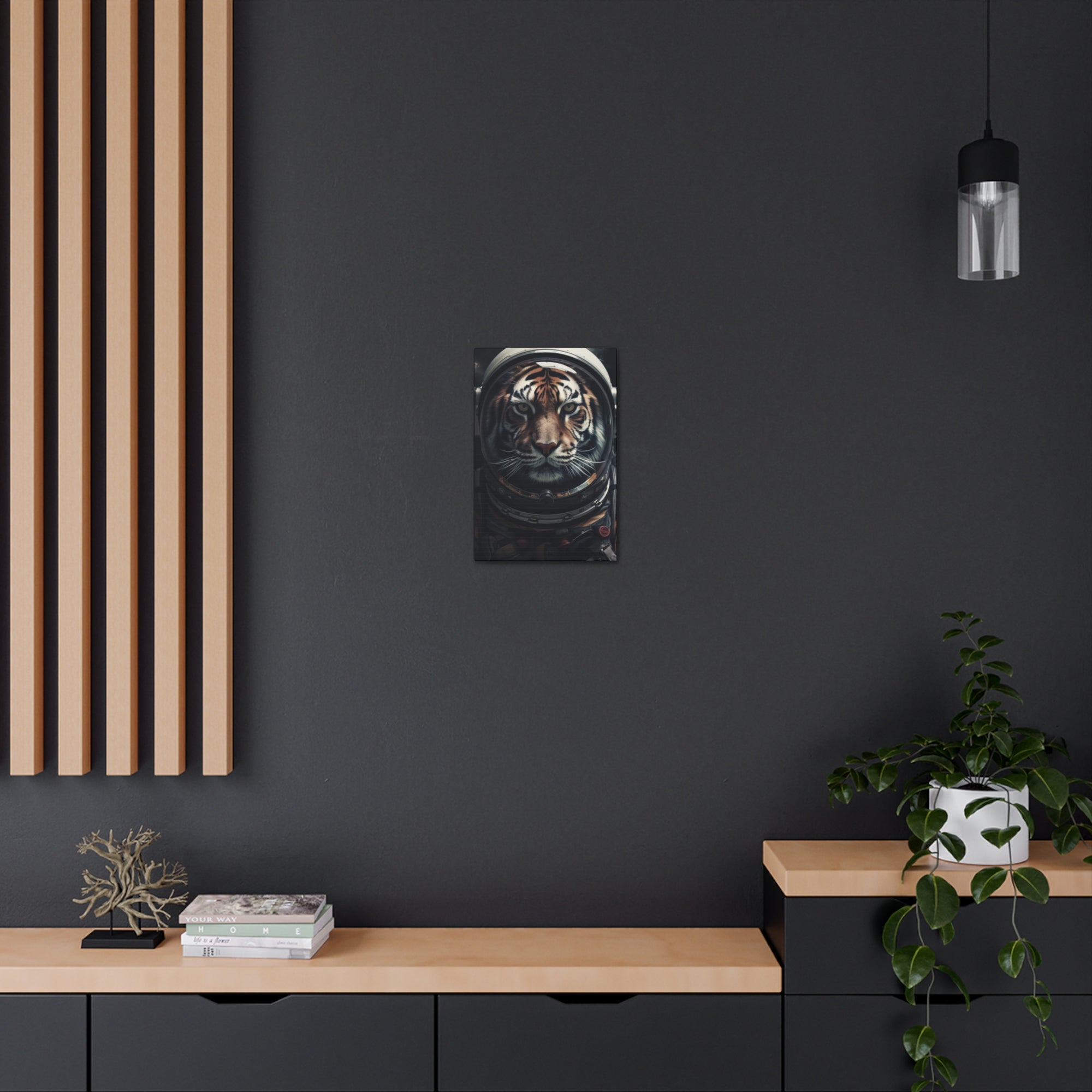 AstroTiger Canvas Wall Art - SynthFrame