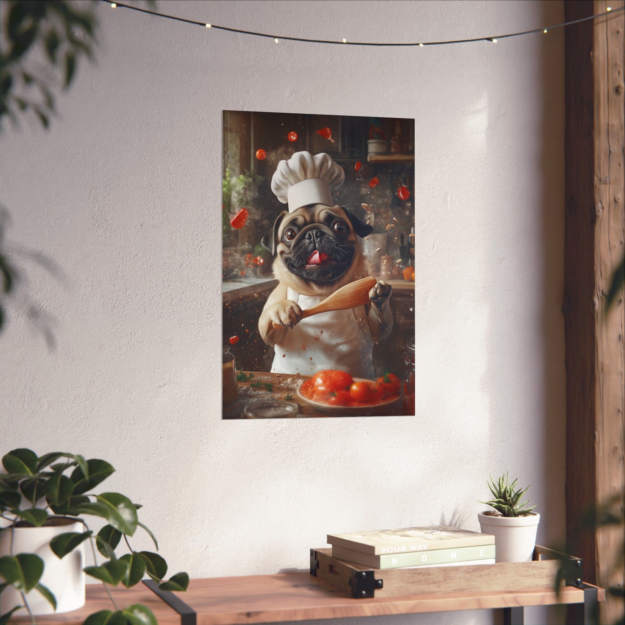 Chef Pug Poster