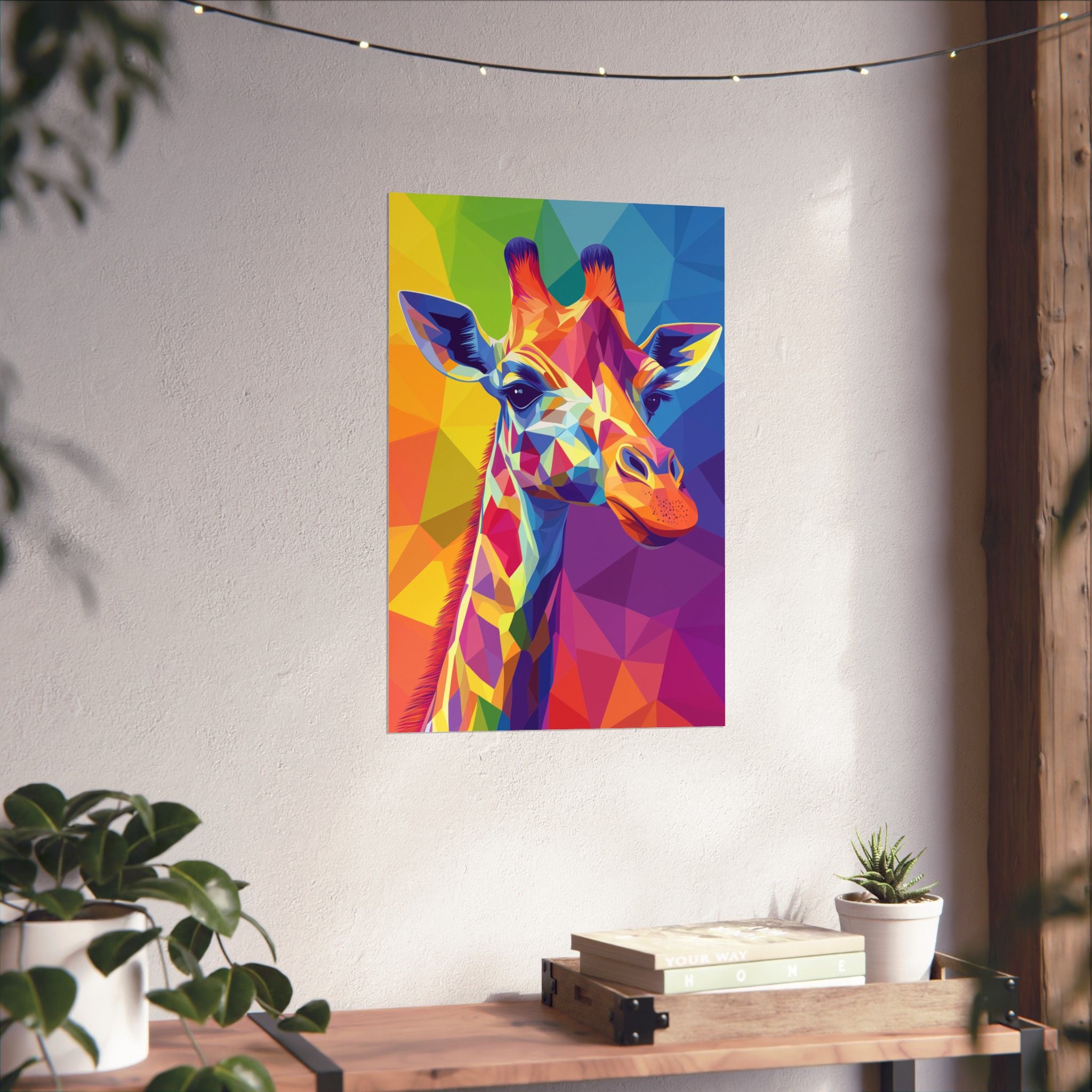 Crystalline Giraffe Poster