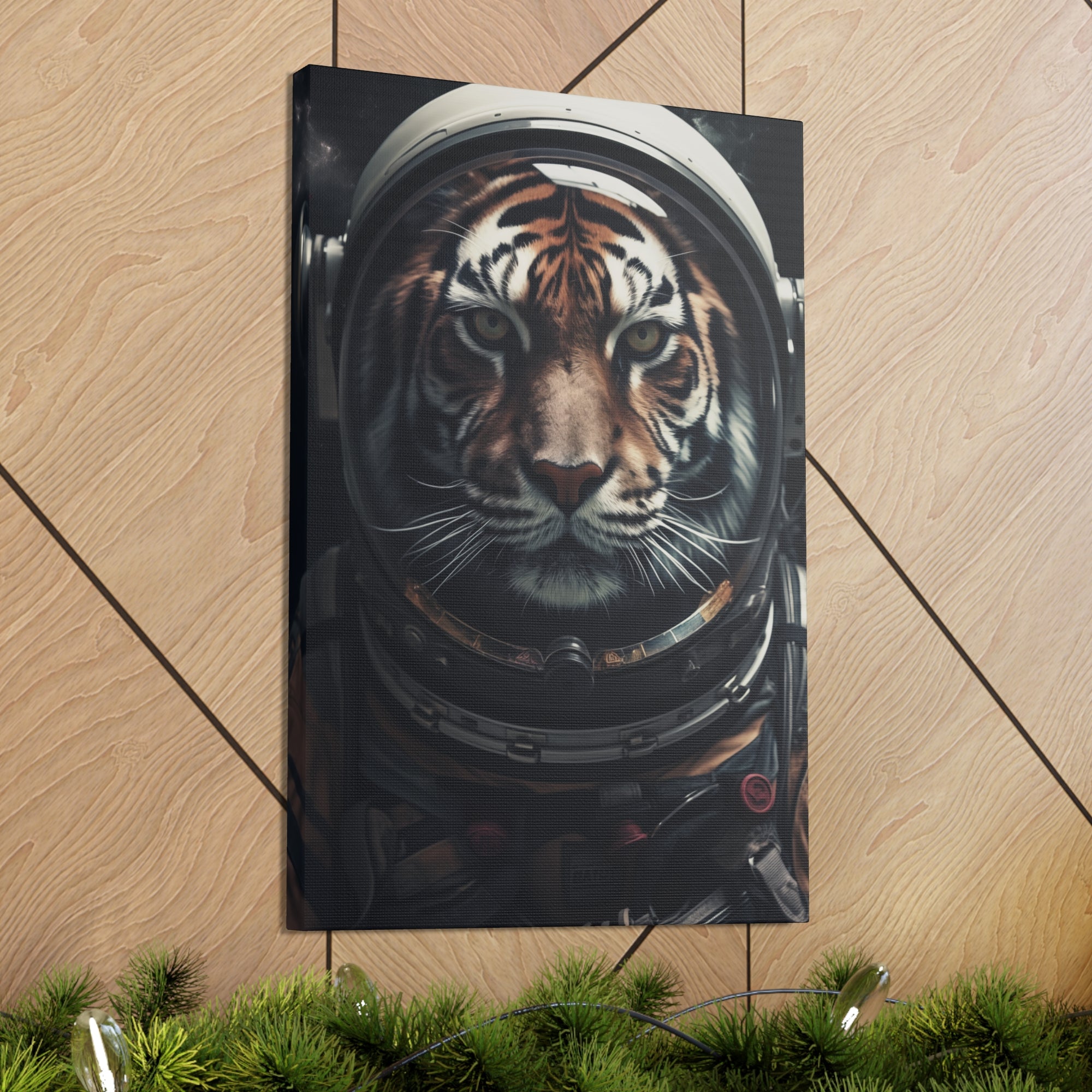 AstroTiger Canvas Wall Art - SynthFrame