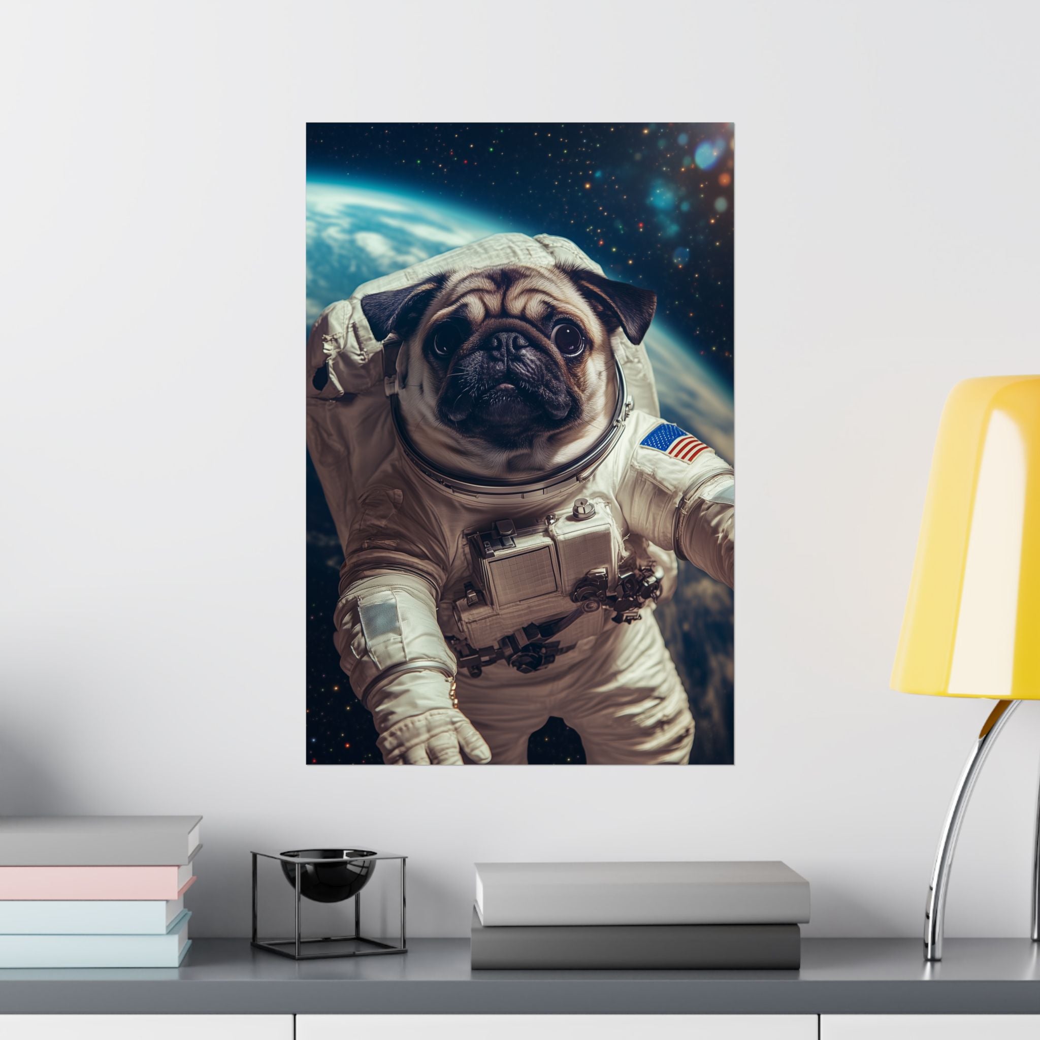 Cosmic Pug Poster