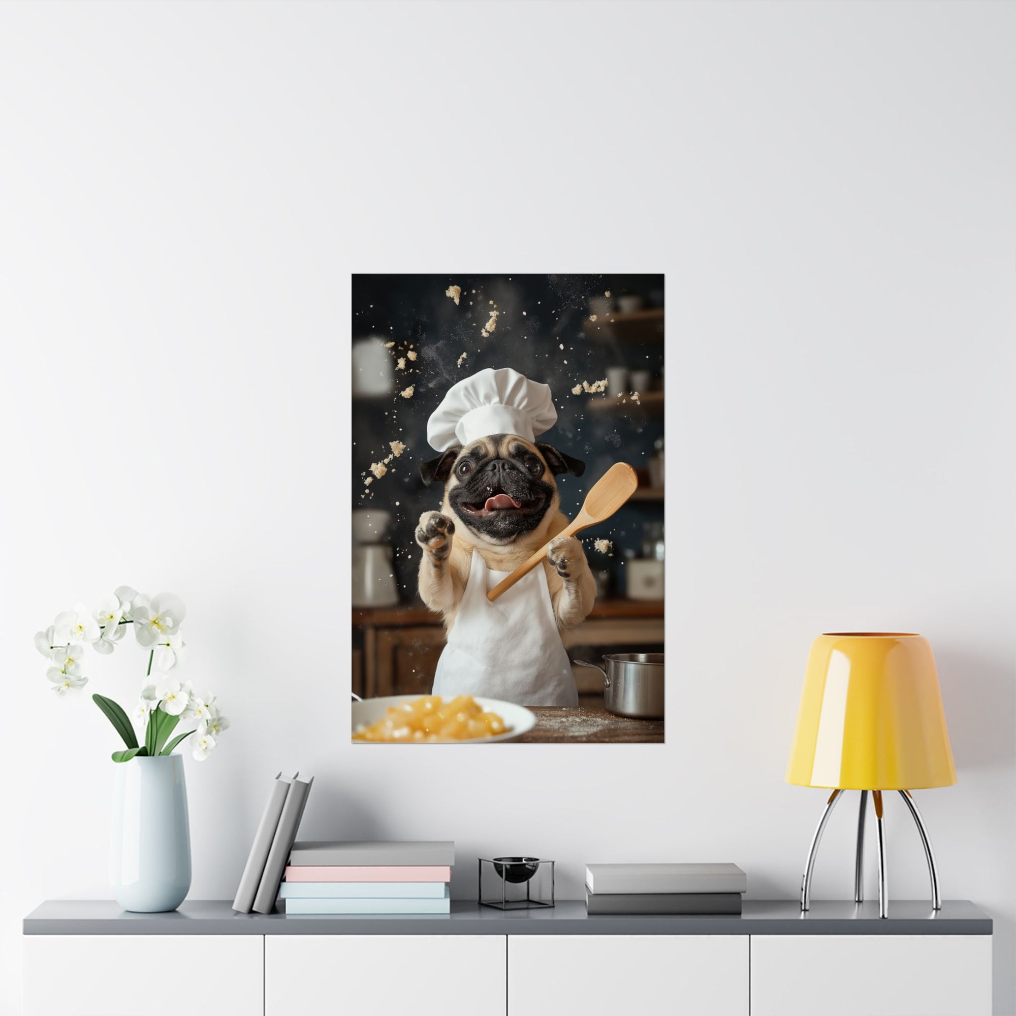 Chef Pug Poster