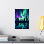 Northern Lights Wonder Poster Wall Art - SynthFrame