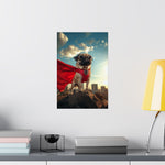 Superhero Pug Poster