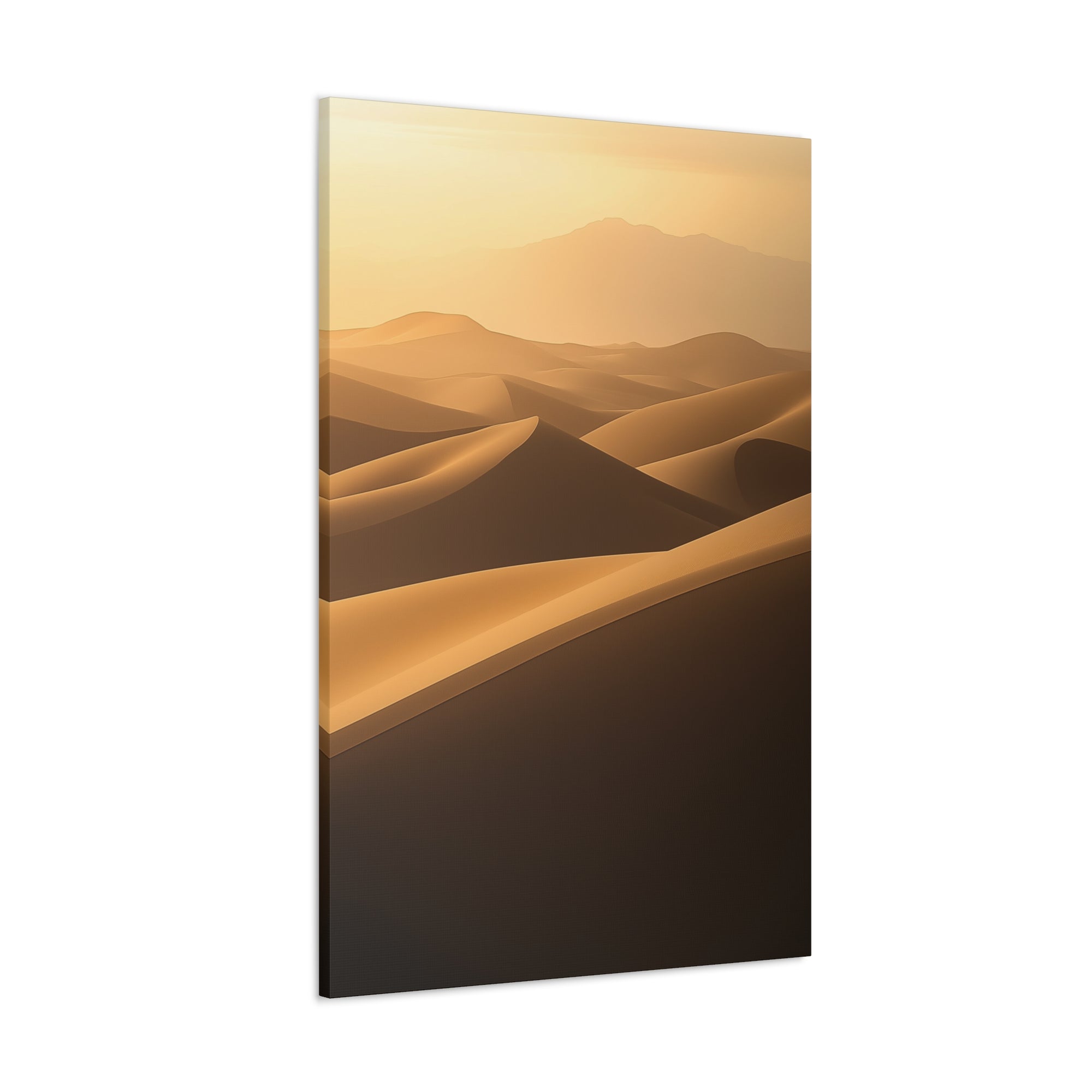 Minimalist Desert Dunes Canvas Wall Art - SynthFrame