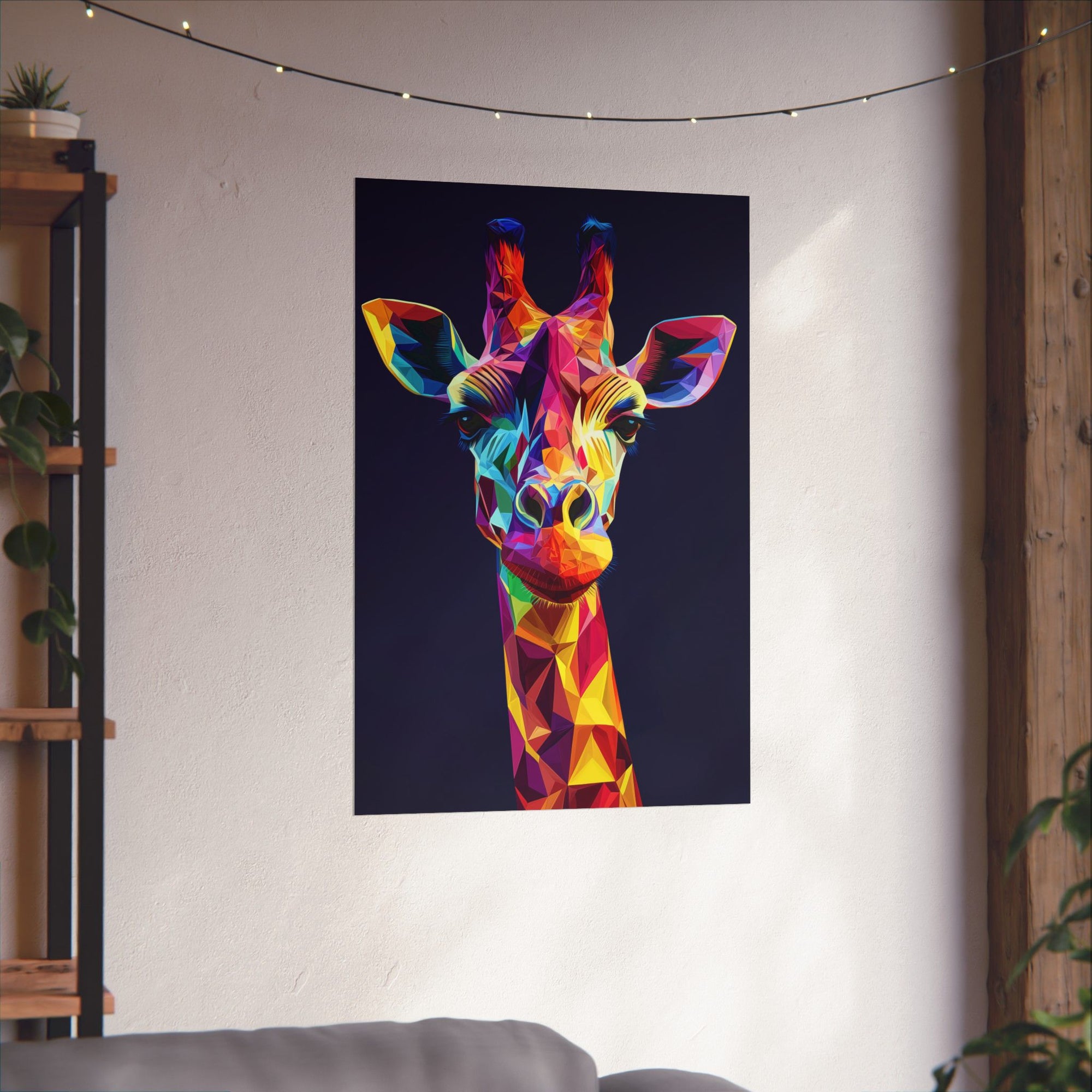 Crystalline Giraffe Poster