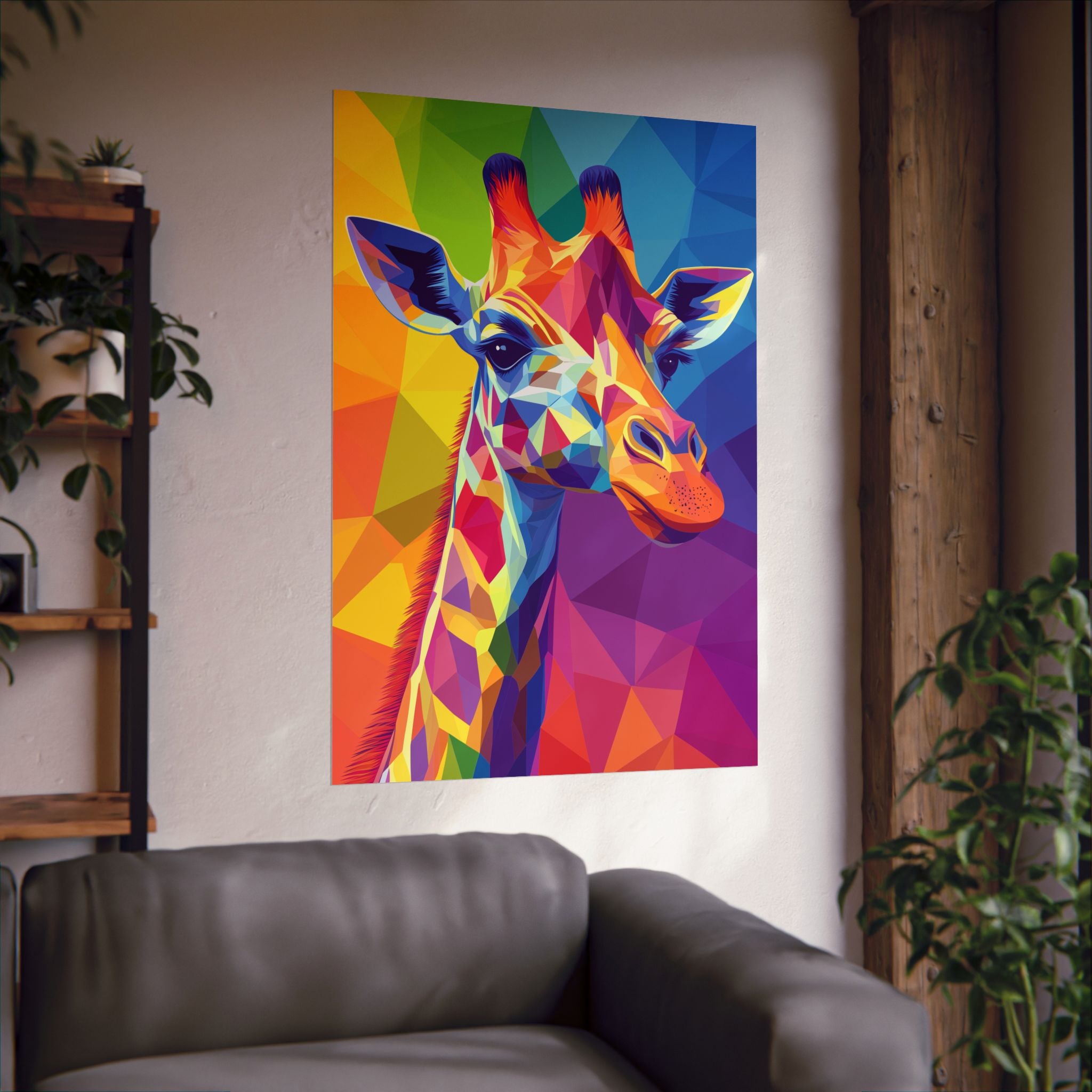 Crystalline Giraffe Poster