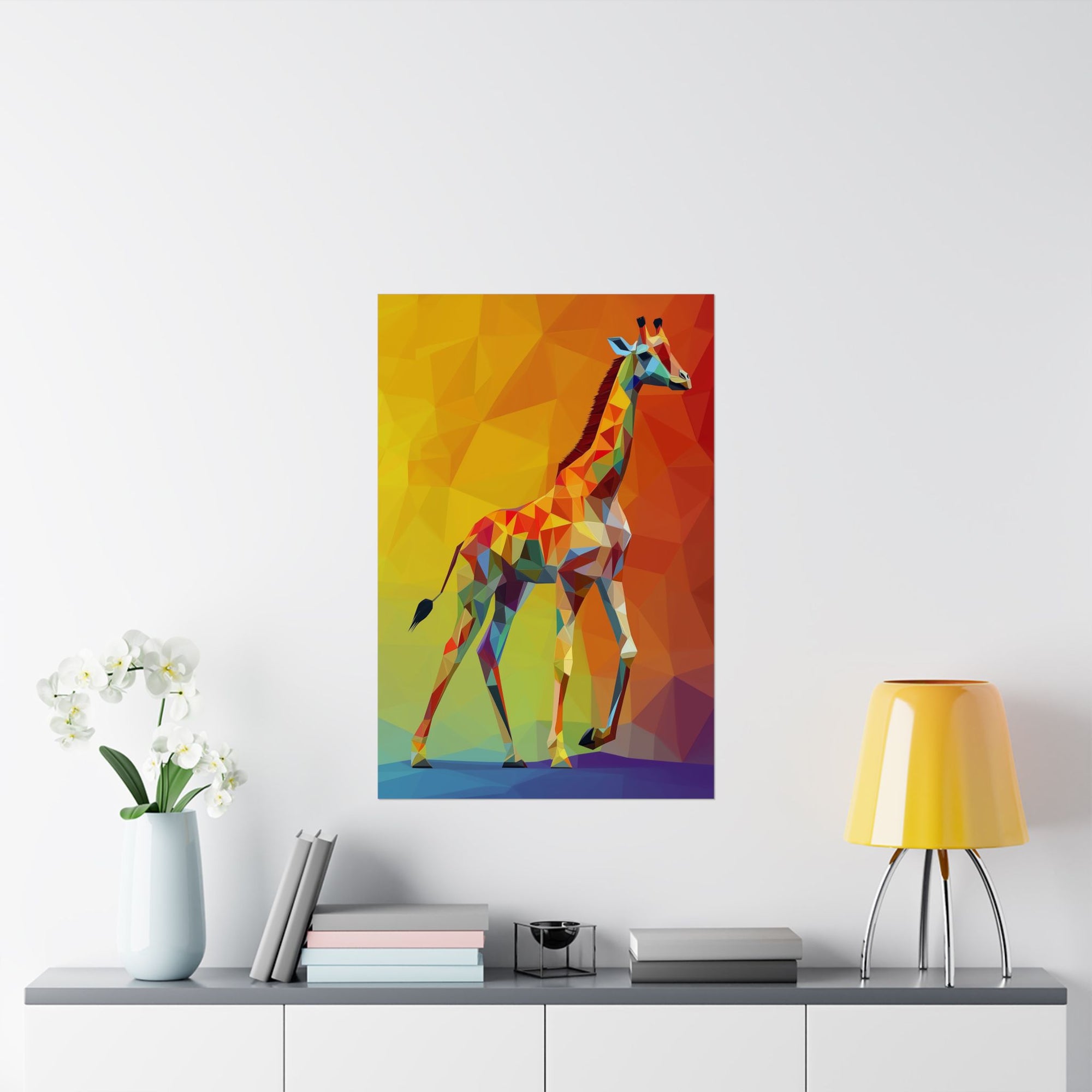 Crystalline Giraffe Poster