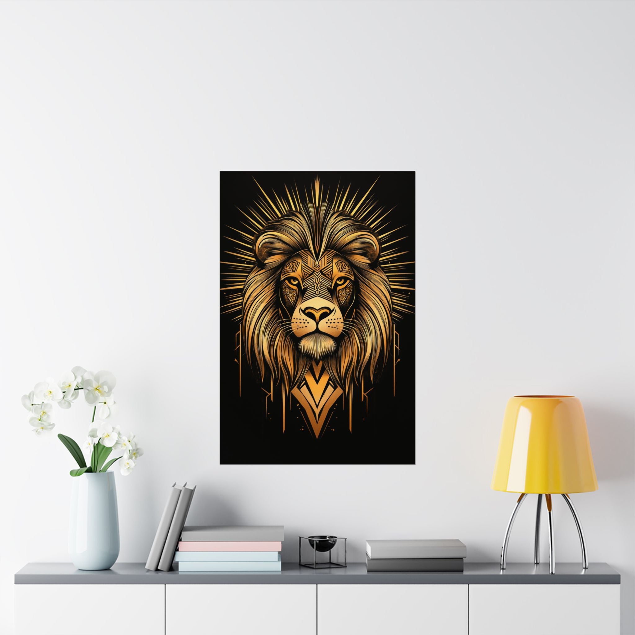 Gilded Lion Poster