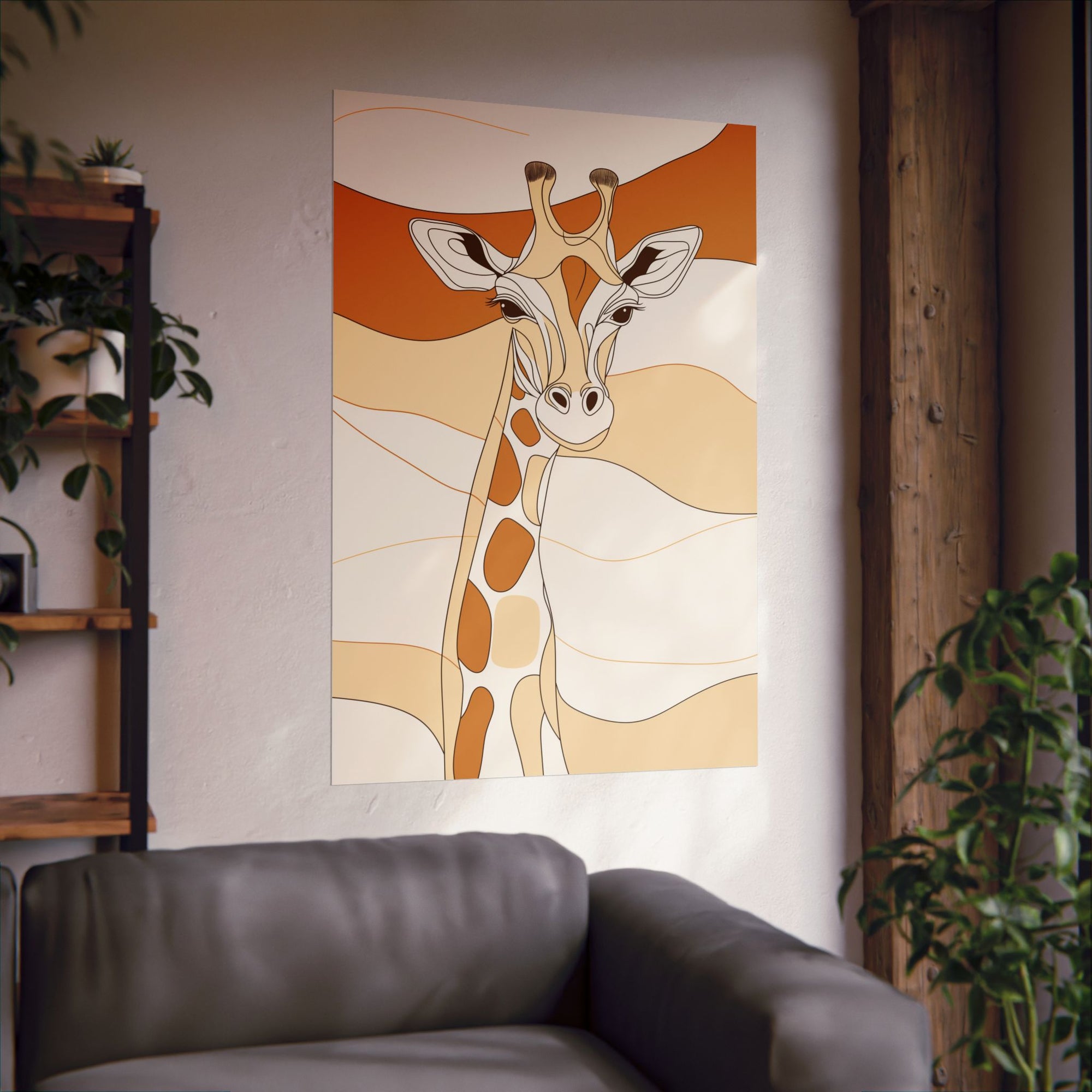 Essence of Giraffe Poster