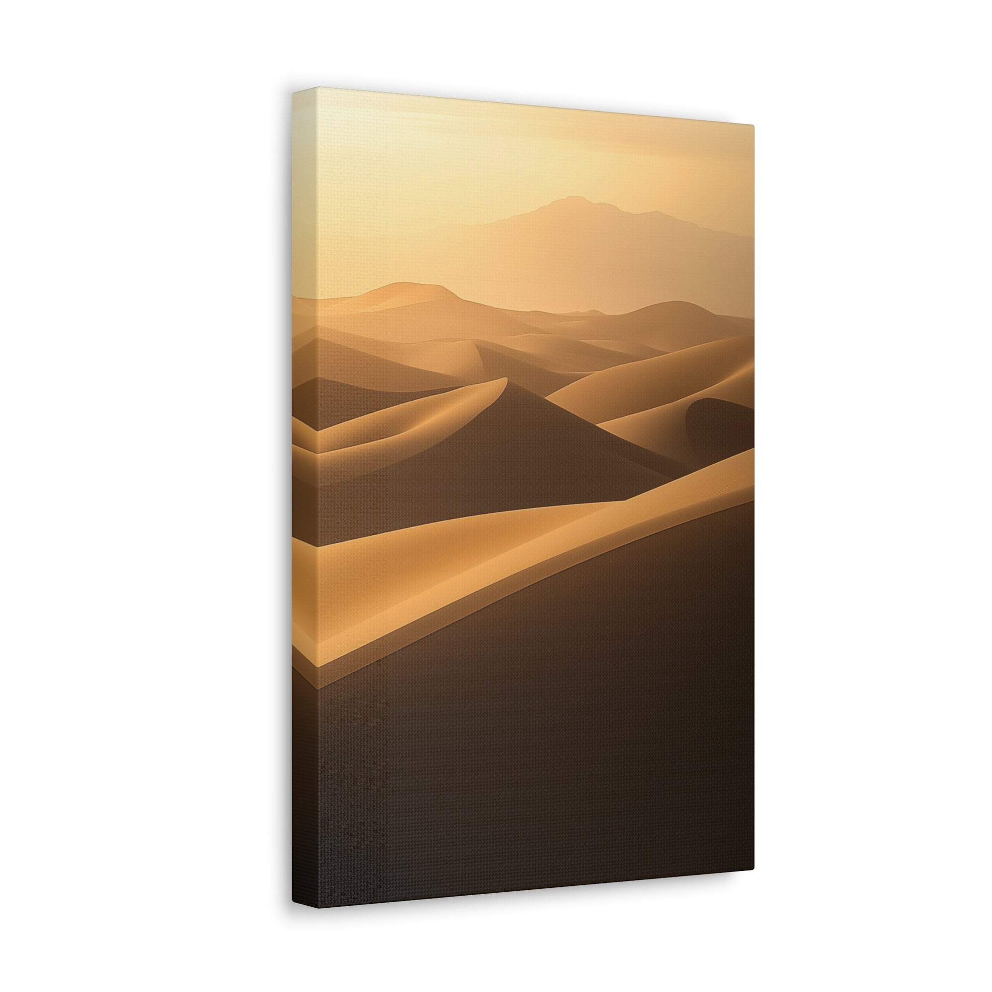 Minimalist Desert Dunes Canvas Wall Art - SynthFrame