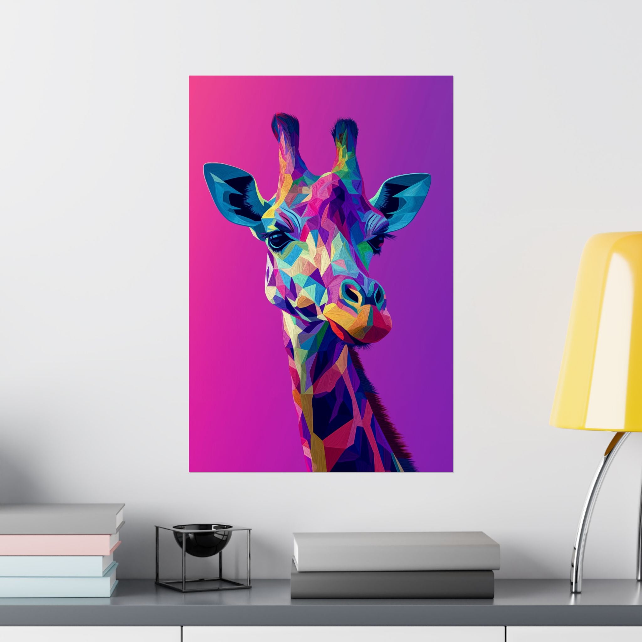 Crystalline Giraffe Poster