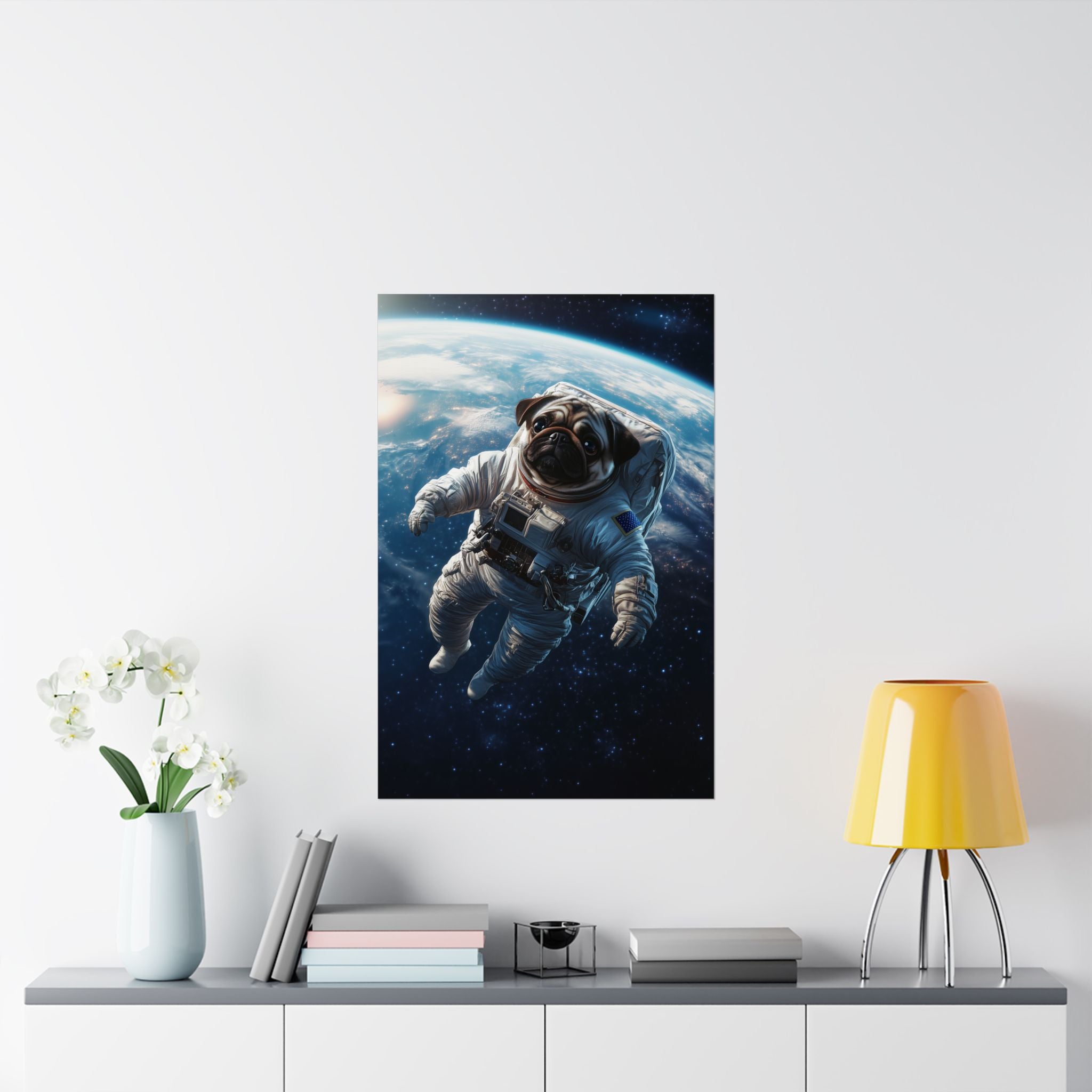 Cosmic Pug Poster