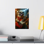 Rockstar Pug Poster