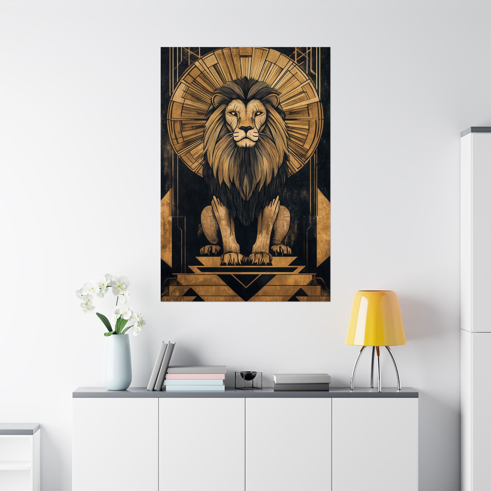 Gilded Lion Poster