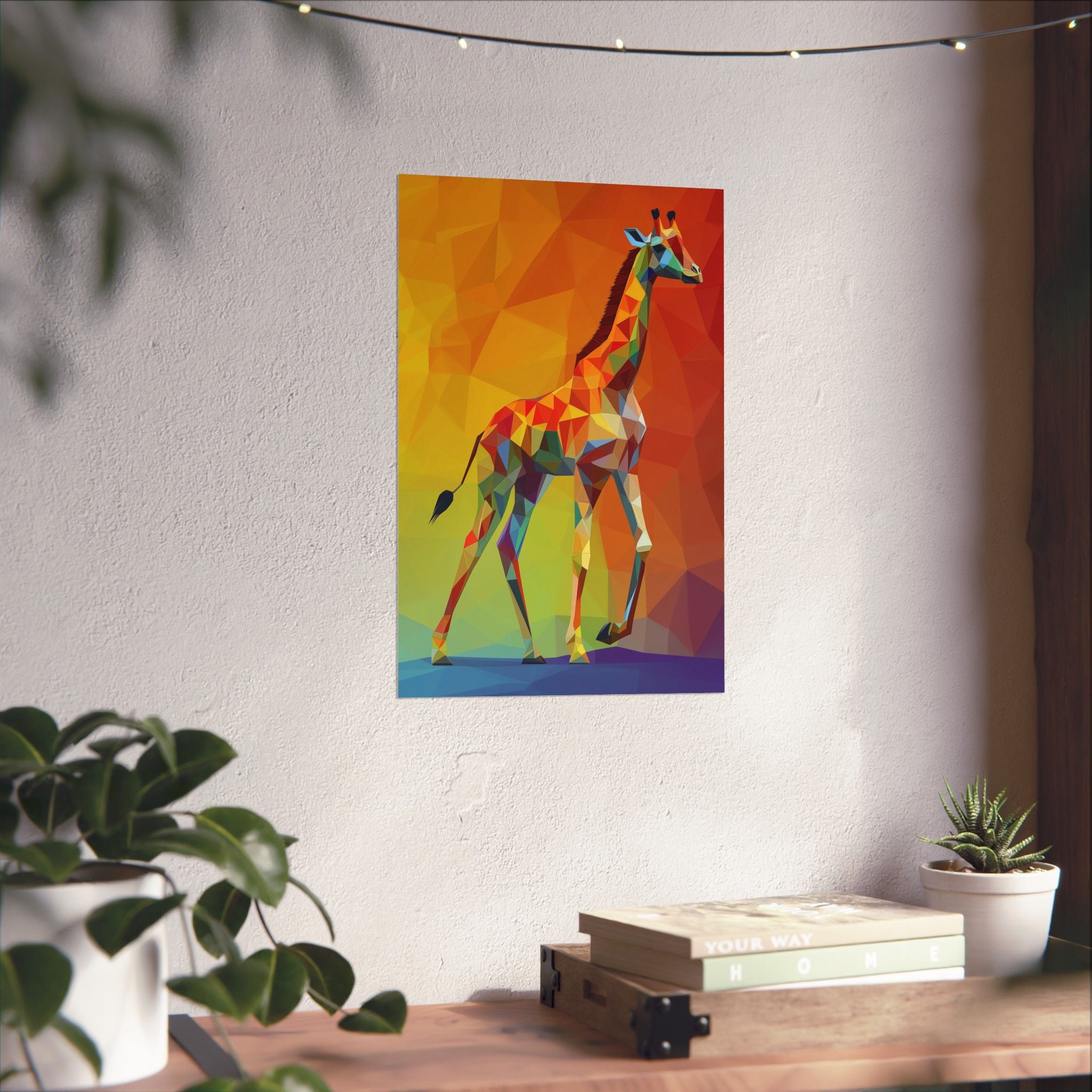 Crystalline Giraffe Poster