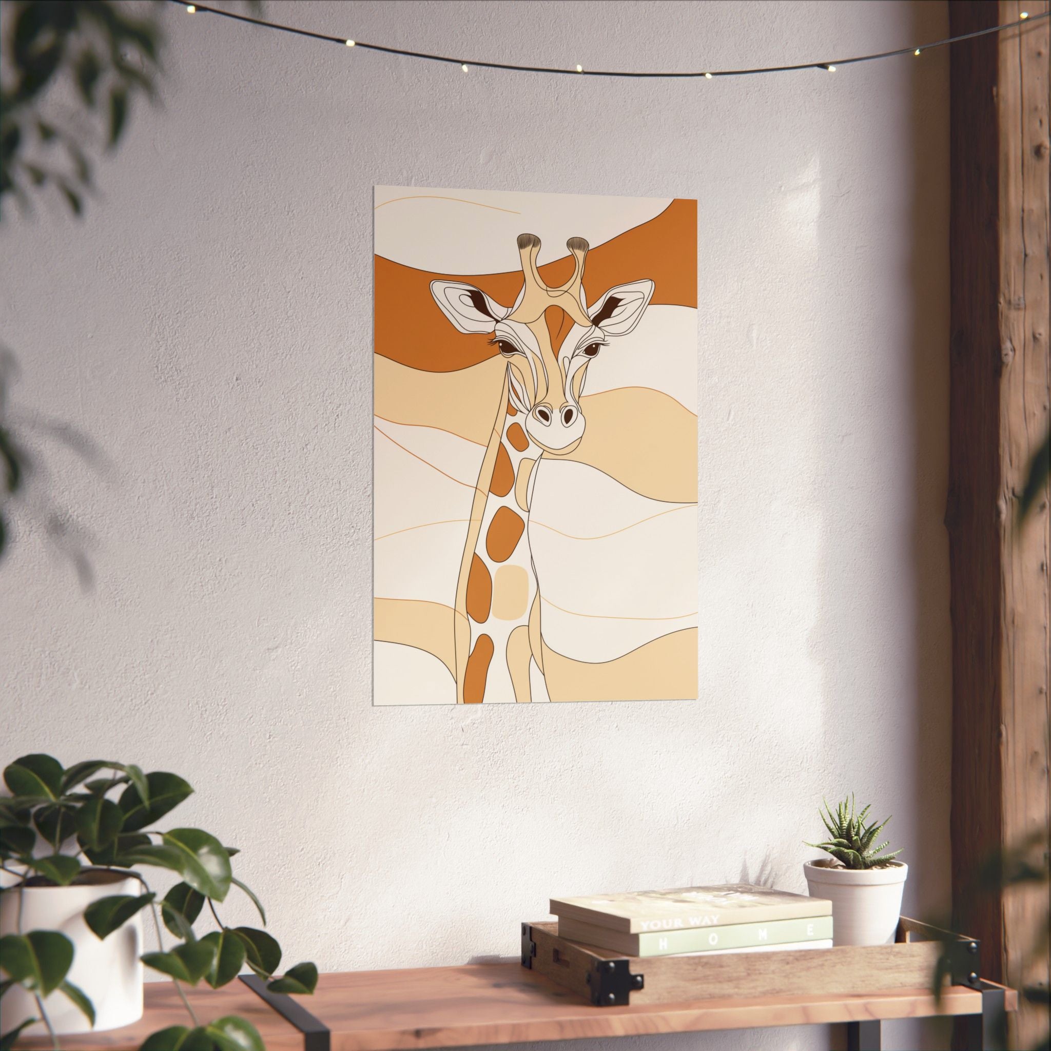 Essence of Giraffe Poster