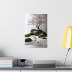 Zen Japanese Garden Poster Wall Art - SynthFrame