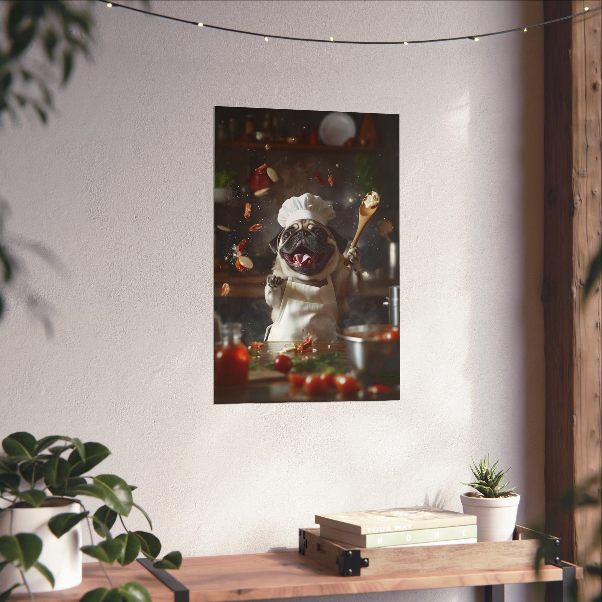 Chef Pug Poster