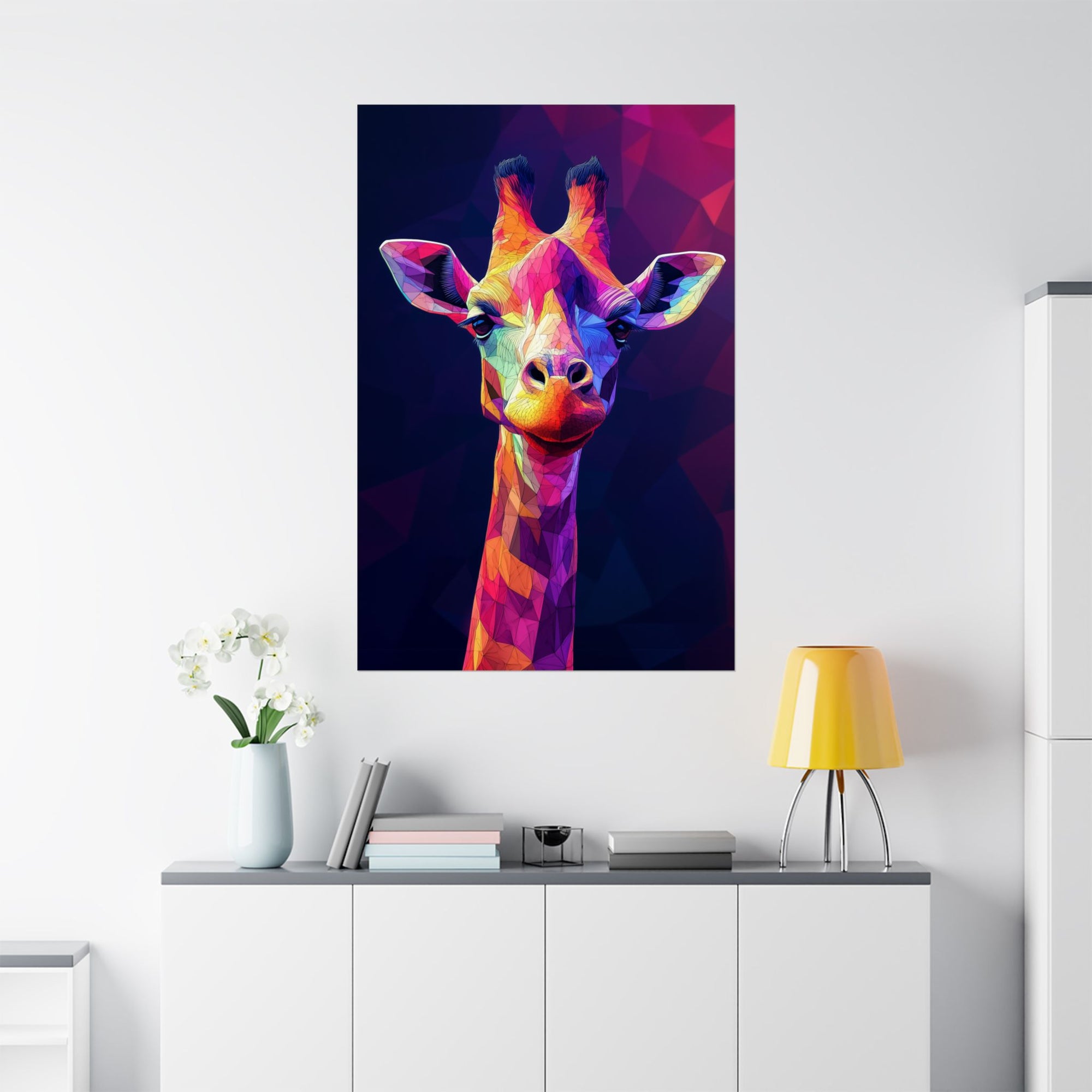 Crystalline Giraffe Poster