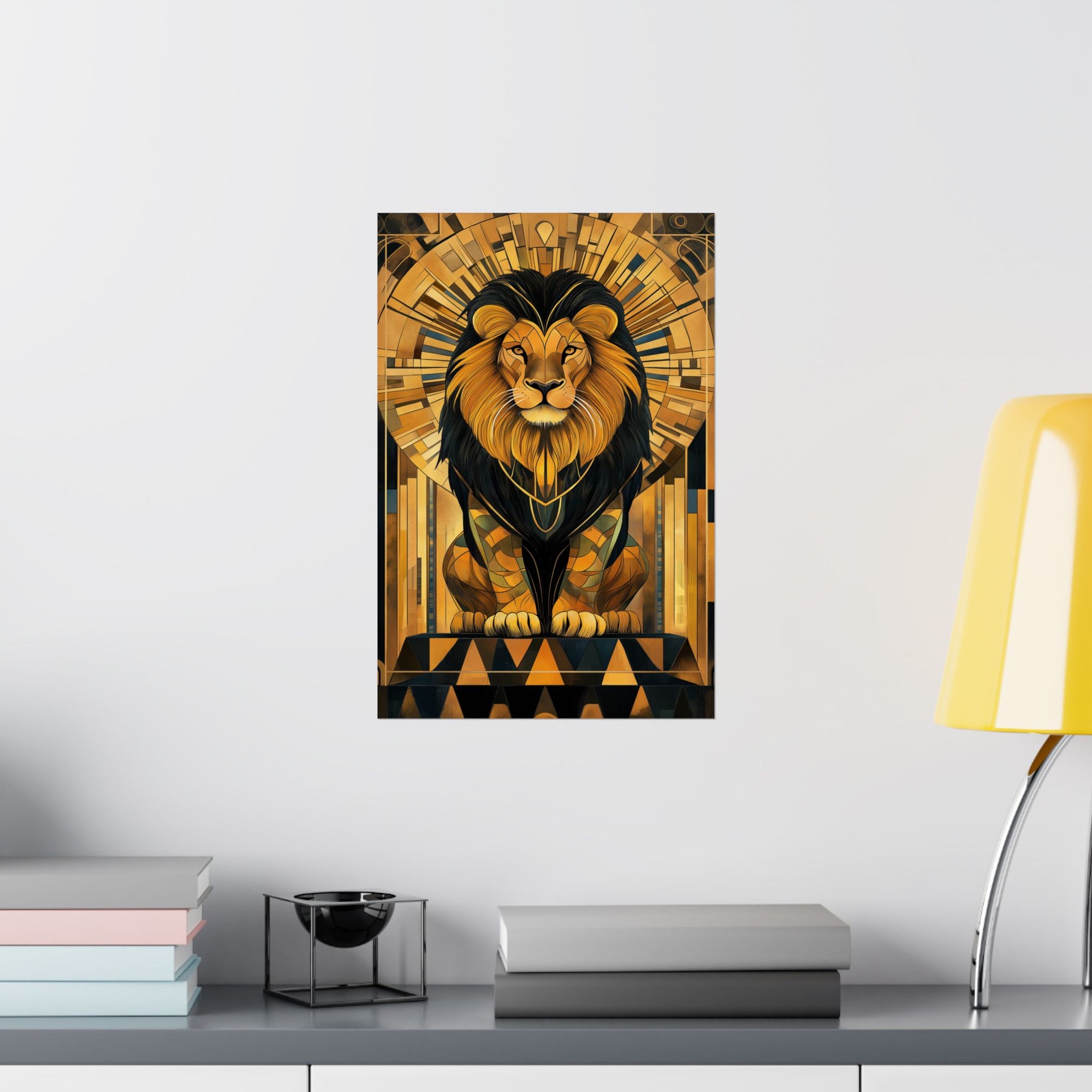 Gilded Lion Poster