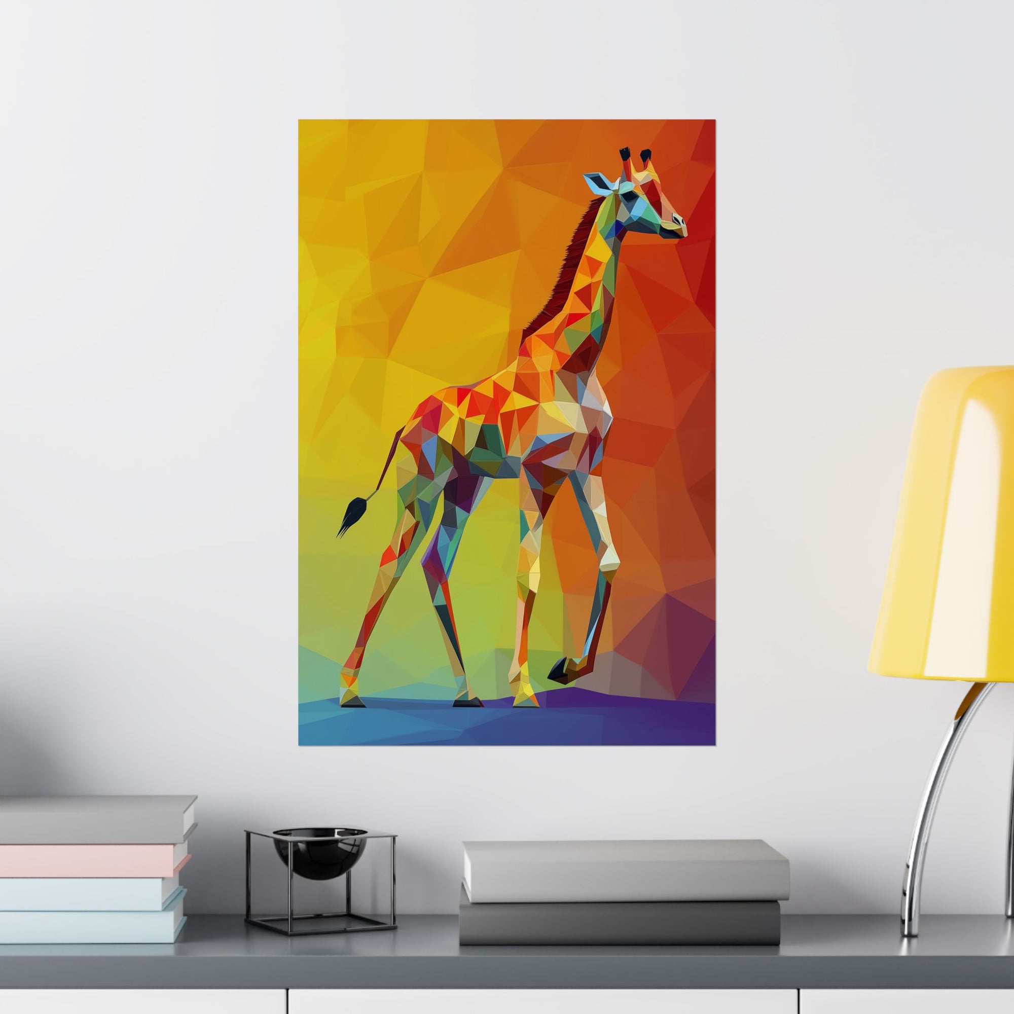 Crystalline Giraffe Poster