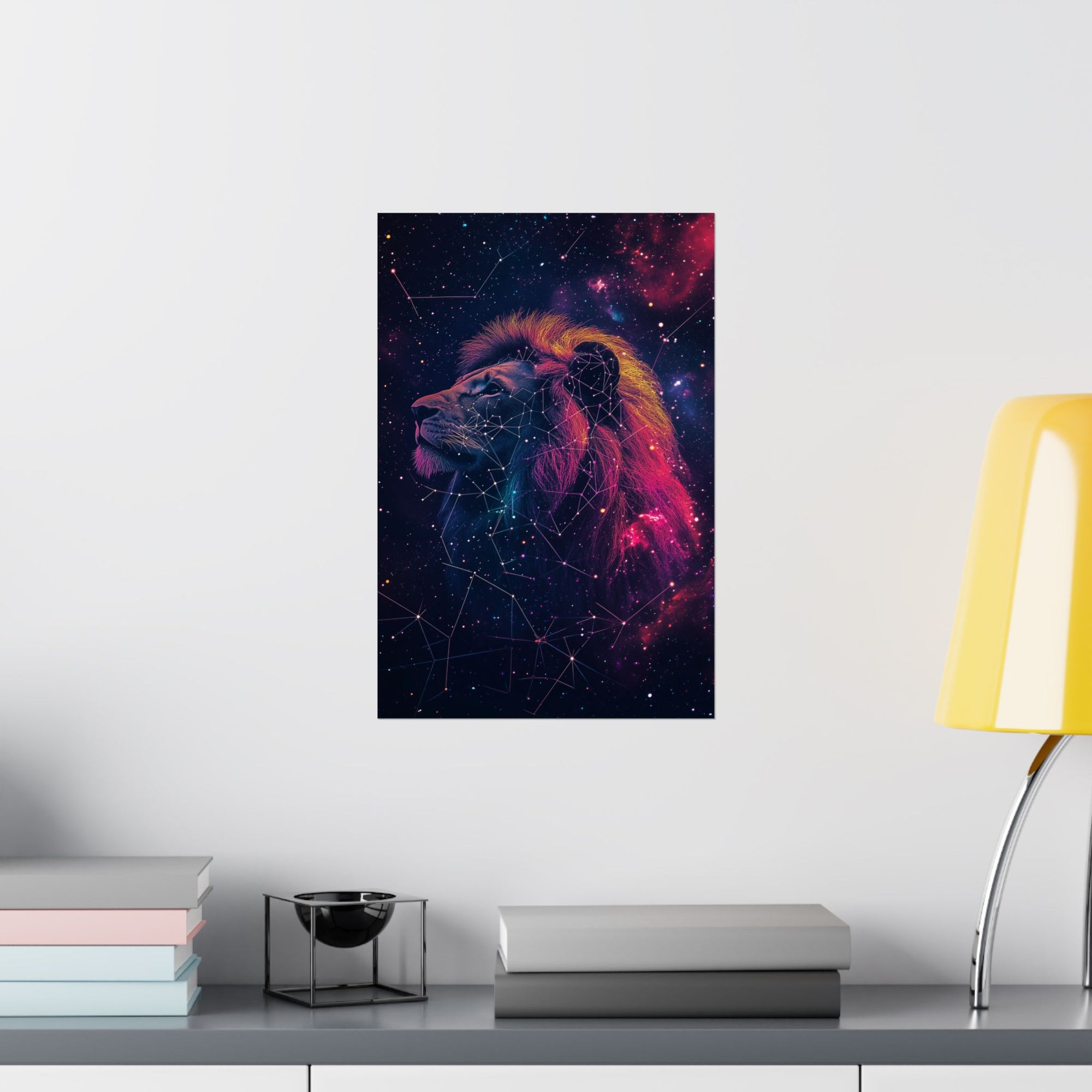 Constellation Lion Poster