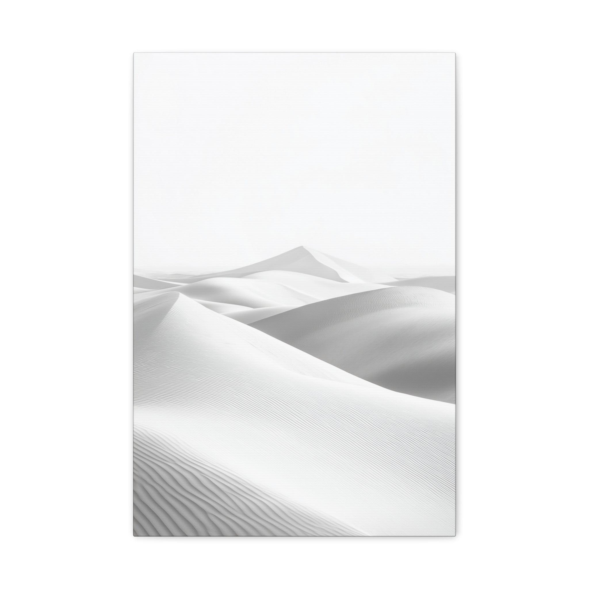 Minimalist Desert Dunes Canvas Wall Art - SynthFrame